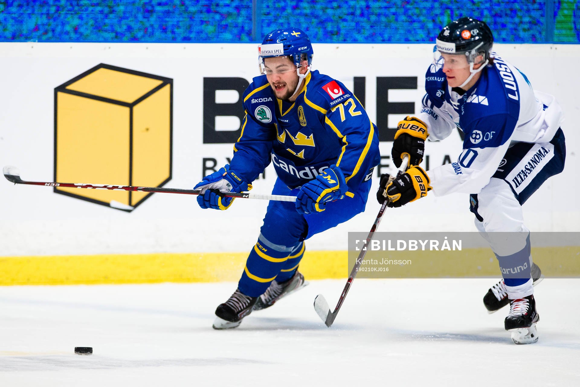 Emil Bemström and Eetu Luostarinen of Finland