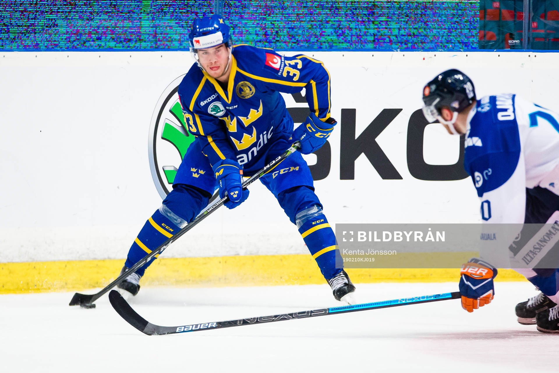 Michael Lindqvist of Sweden and Eetu Luostarinen of Finland