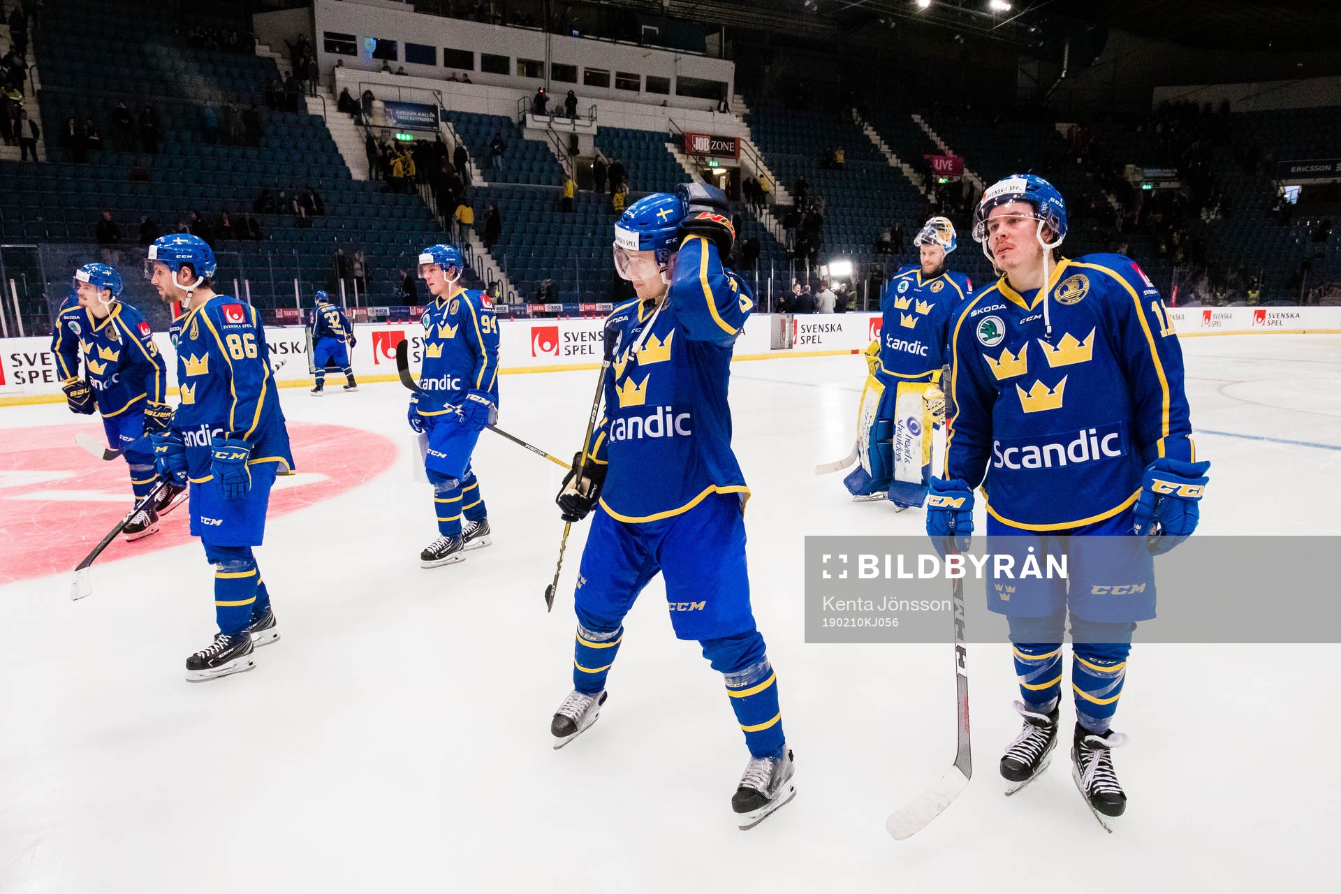Mathias Bromé , Tom Nilsson and Joakim Nygård of Sweden