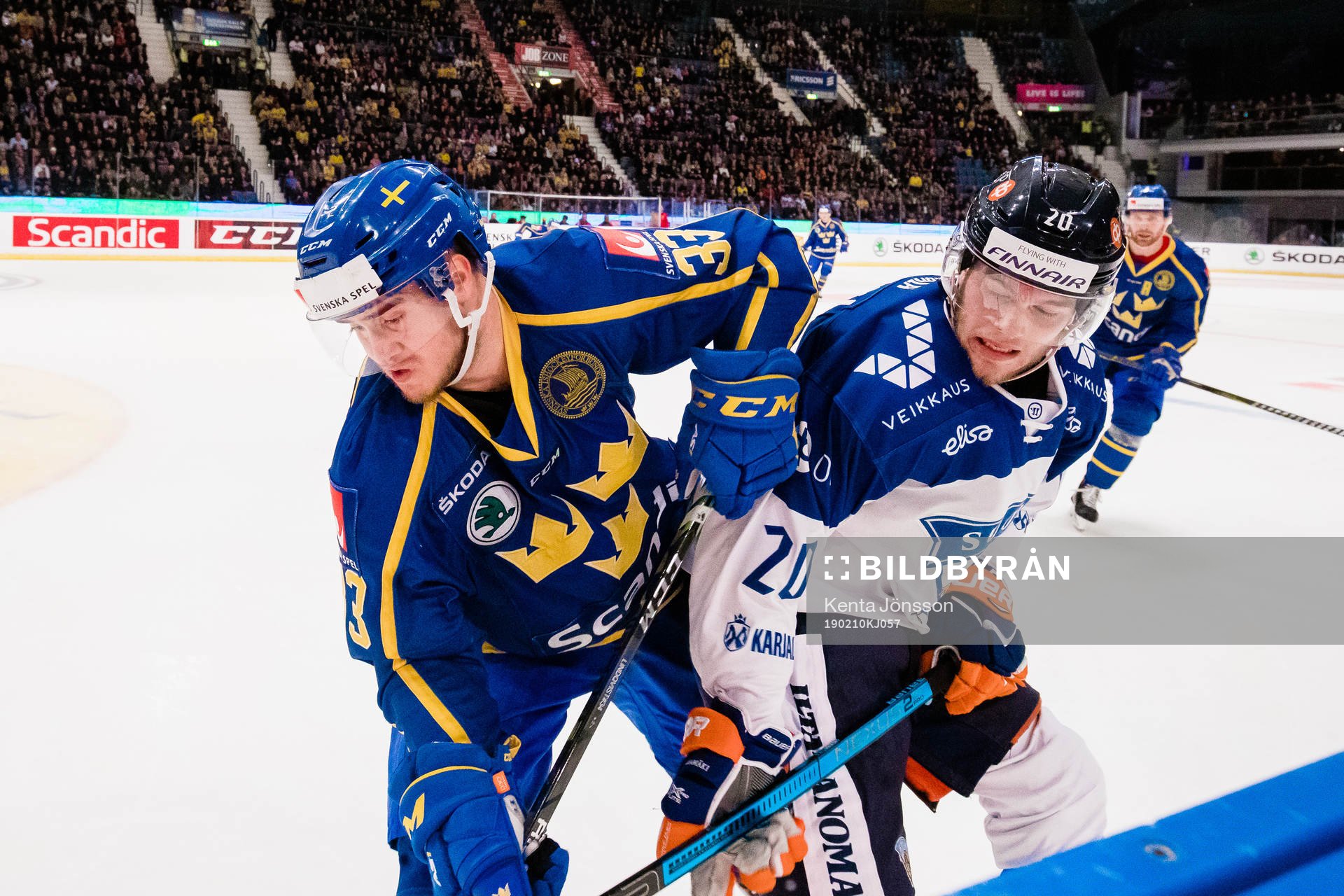 Michael Lindqvist of Sweden and Niko Ojamäki of Finland