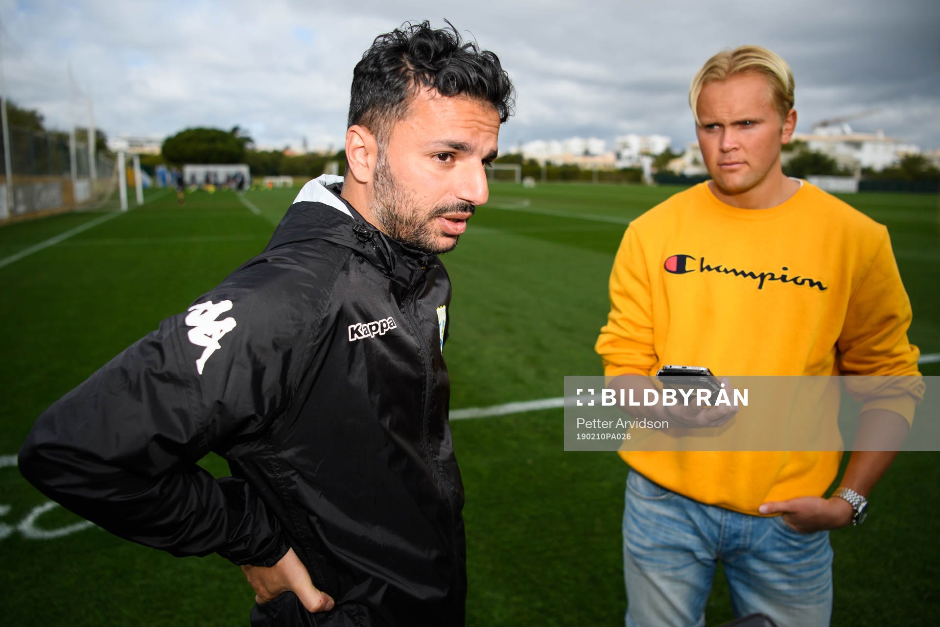 Tränare Poya Asbaghi och Casper Nordqvist, Fotbolldirekt