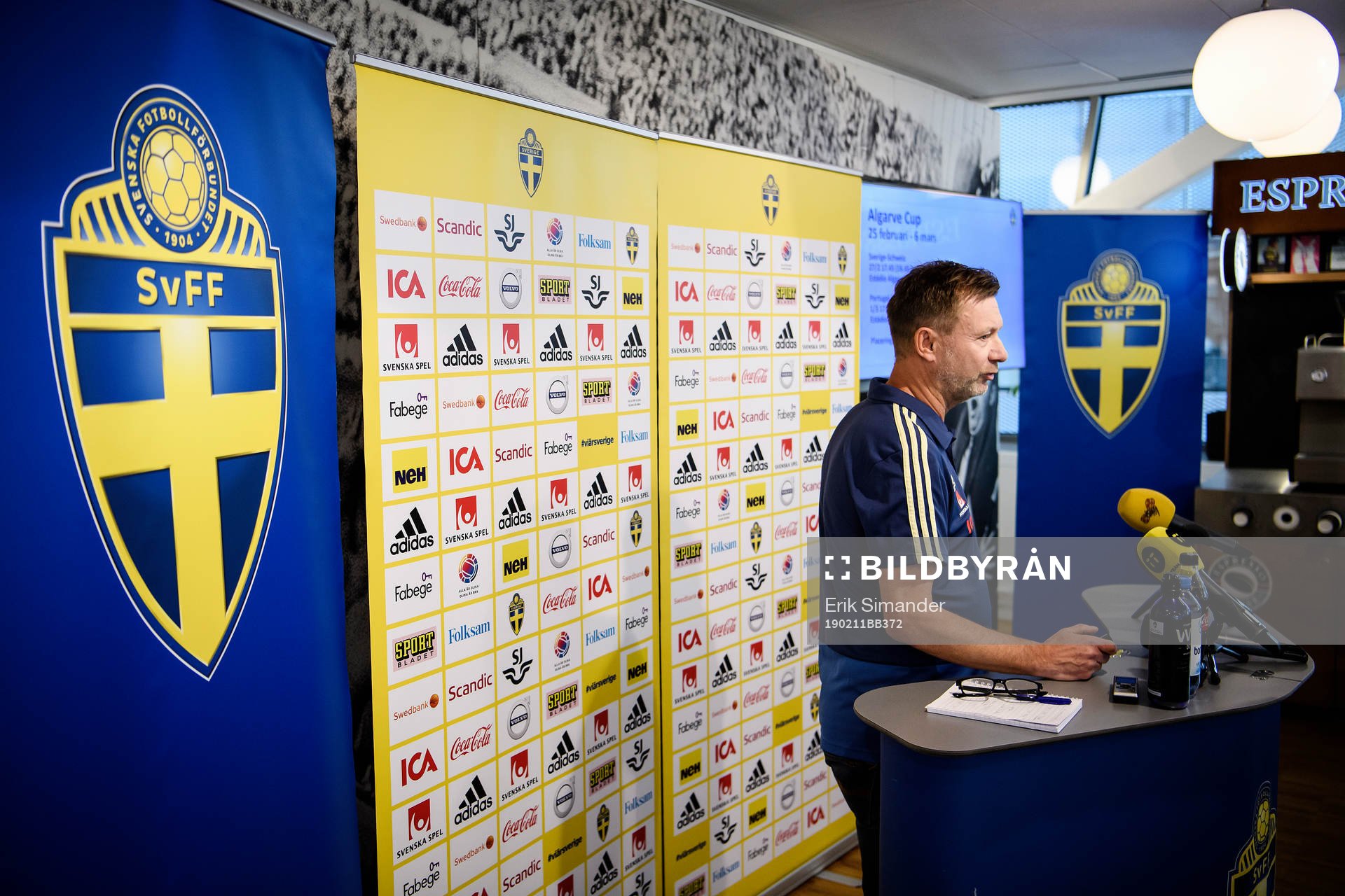 Peter Gerhardsson, förbundskapten för damlandslaget