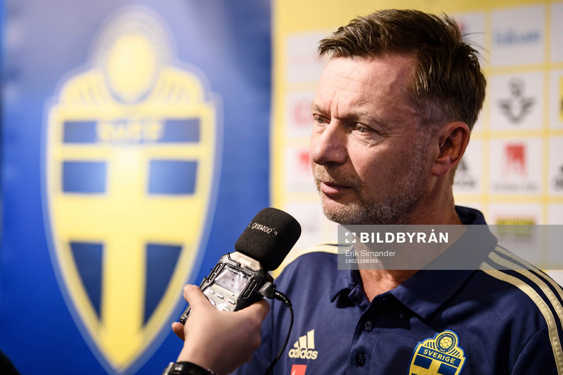 Peter Gerhardsson, förbundskapten för damlandslaget