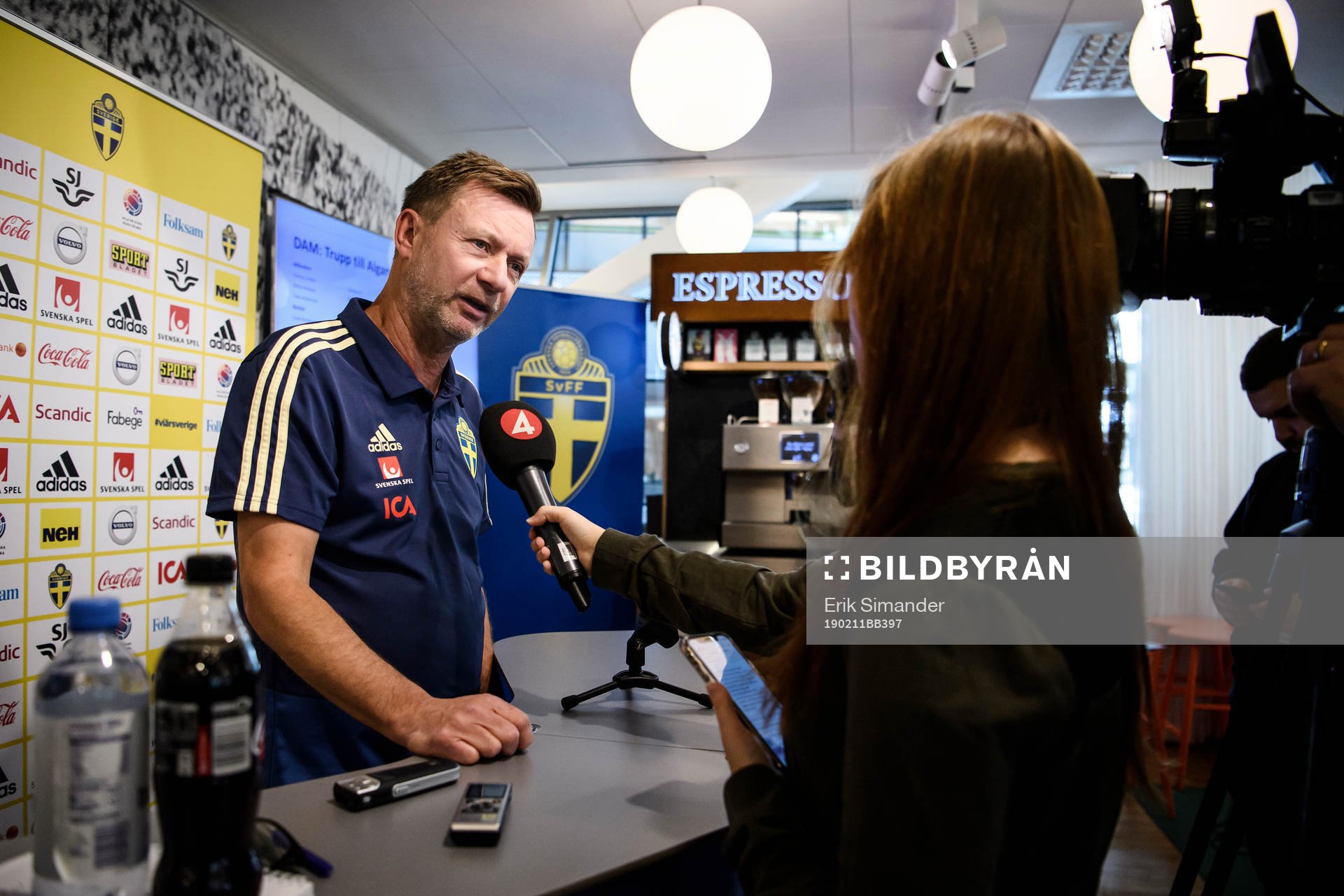 Peter Gerhardsson, förbundskapten för damlandslaget