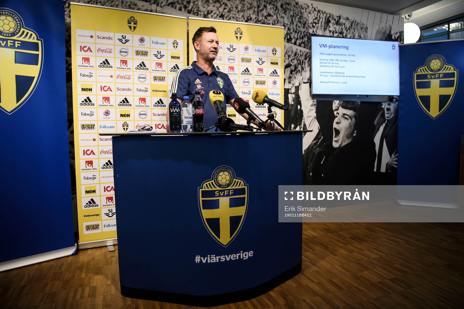 Peter Gerhardsson, förbundskapten för damlandslaget
