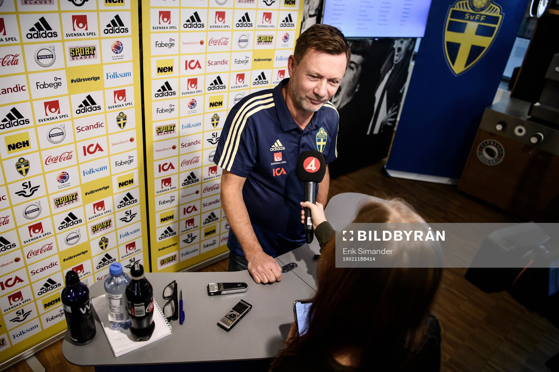 Peter Gerhardsson, förbundskapten för damlandslaget