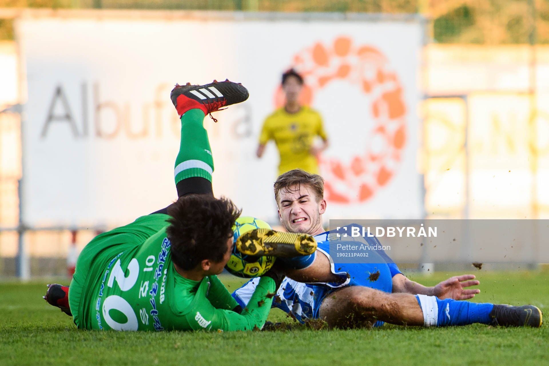 IFK Göteborgs Benjamin Nygren med målchans mot Jeonnam