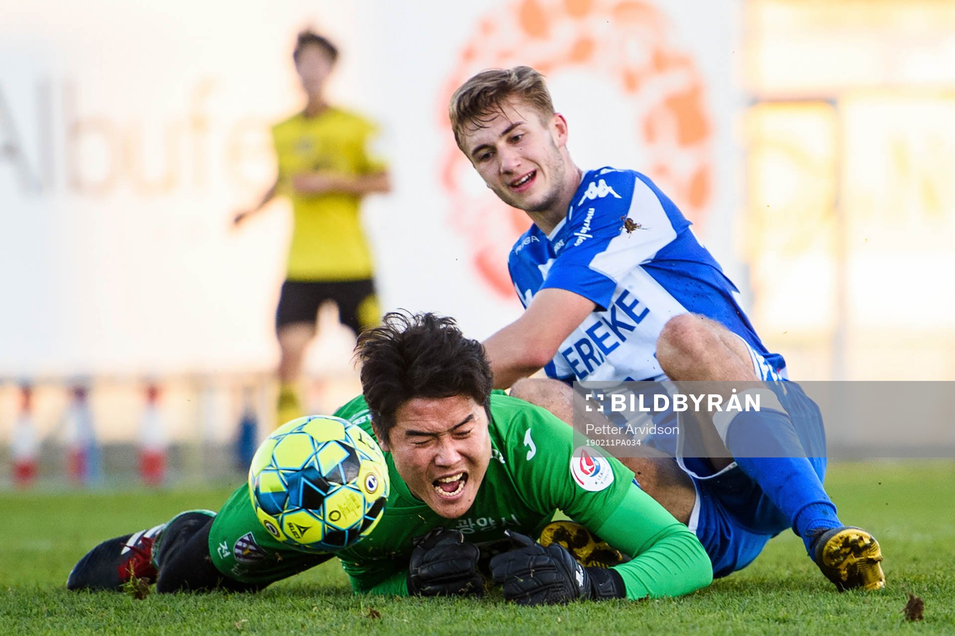 IFK Göteborgs Benjamin Nygren med målchans mot Jeonnam