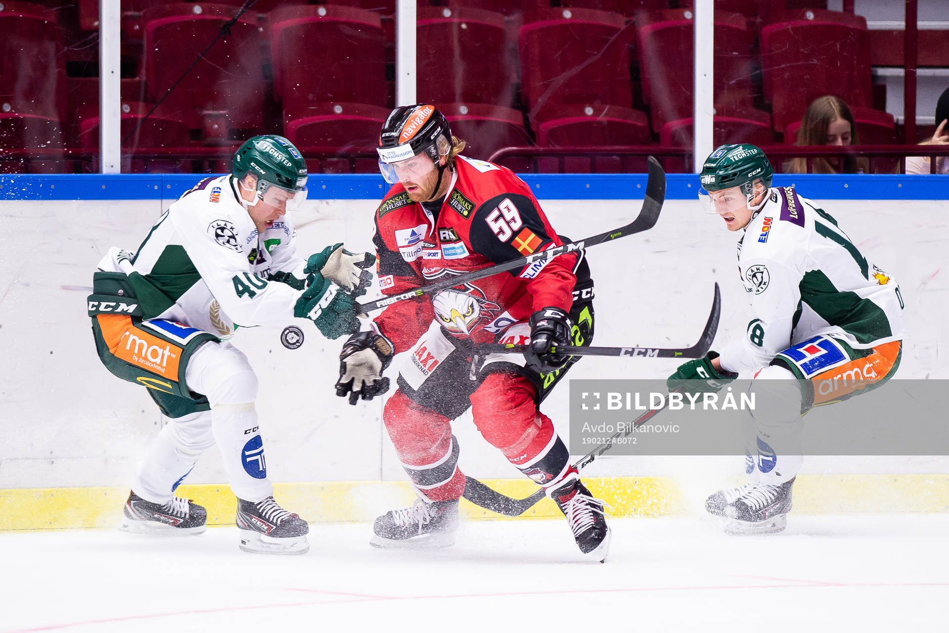 Malmö Redhawks Anton Mylläri m ellan Färjestads