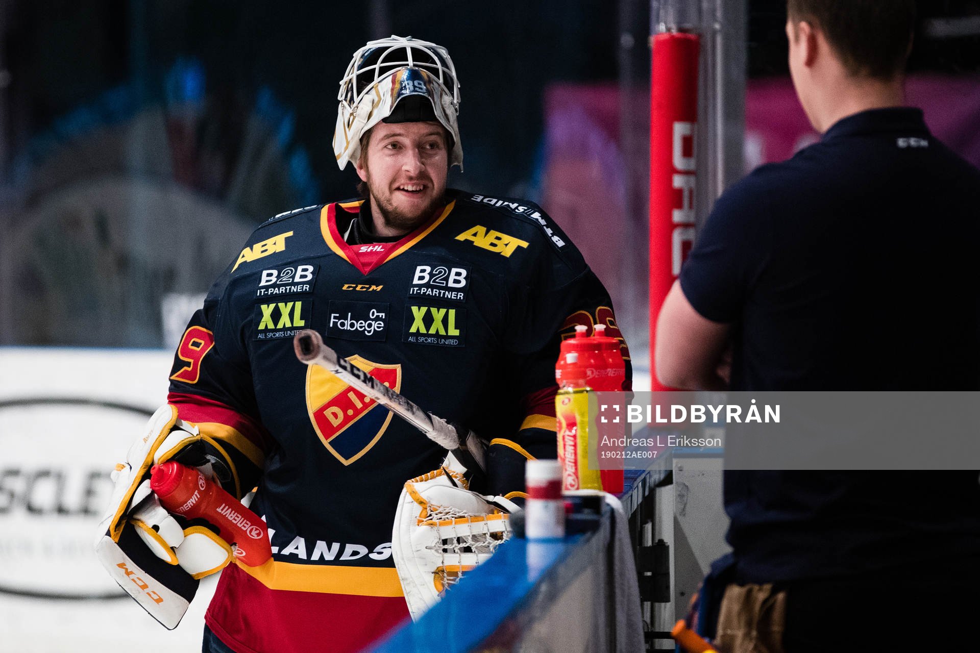 Djurgårdens målvakt Adam Reideborn