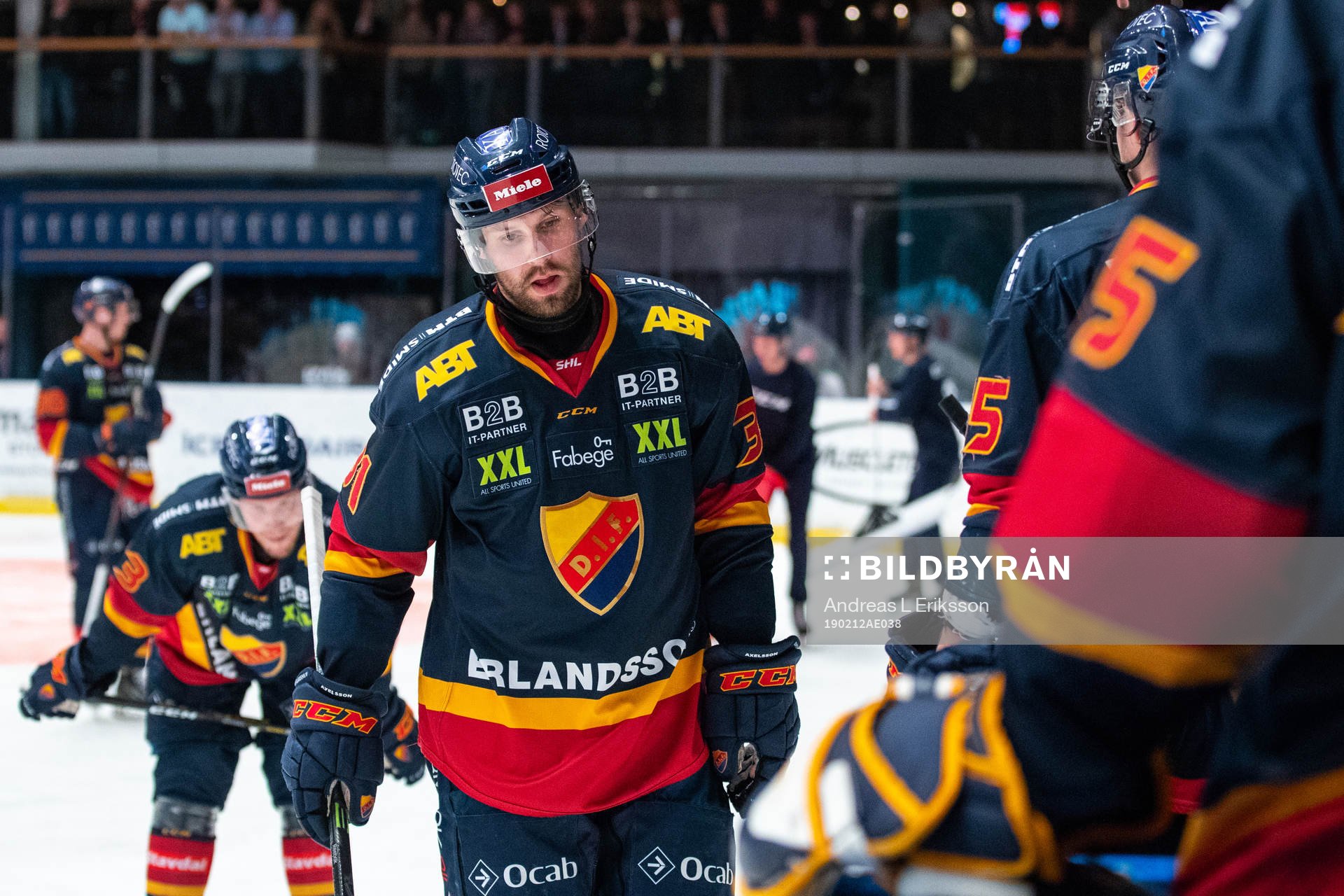 Djurgårdens Dick Axelsson  deppar