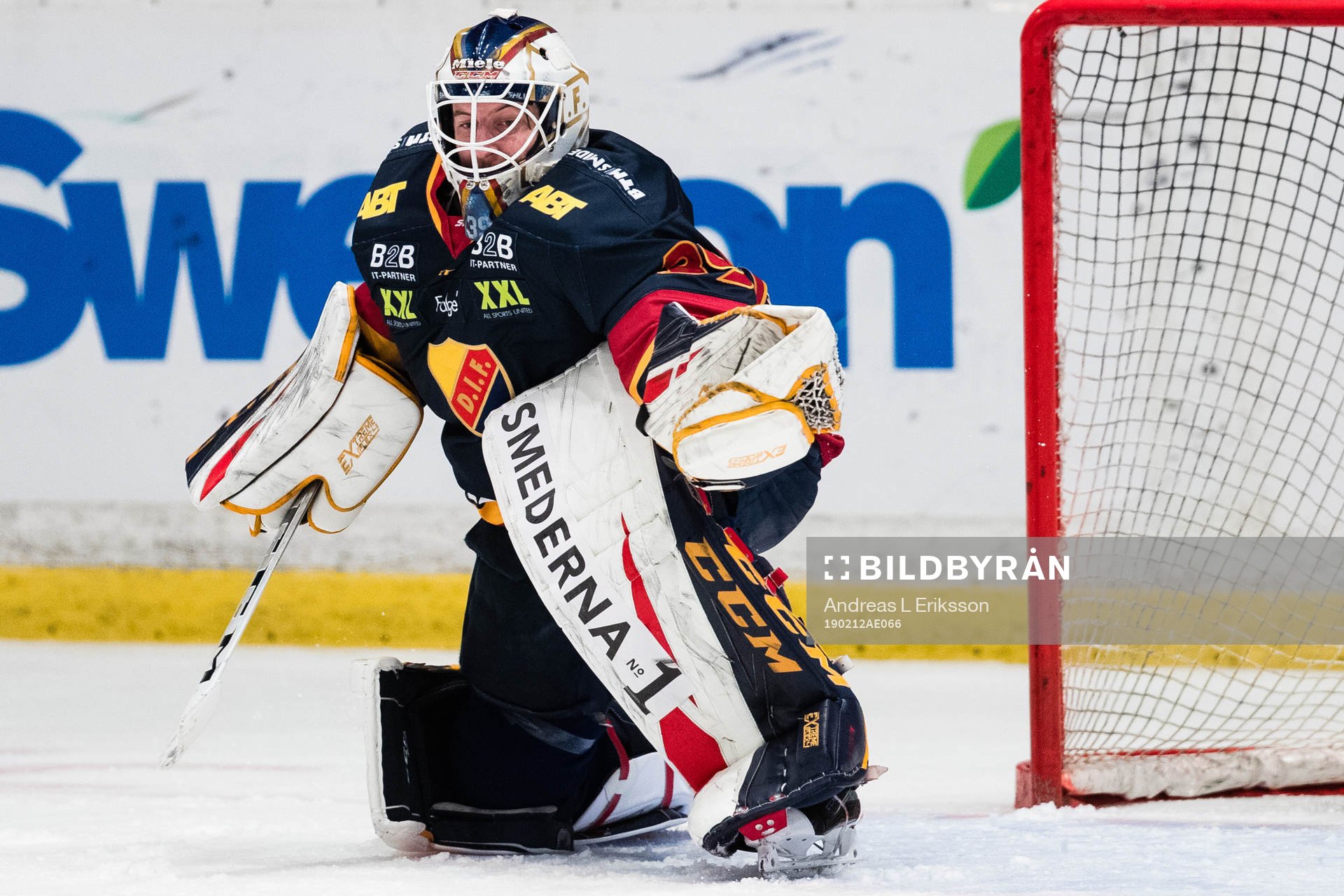 Djurgårdens målvakt Adam Reideborn