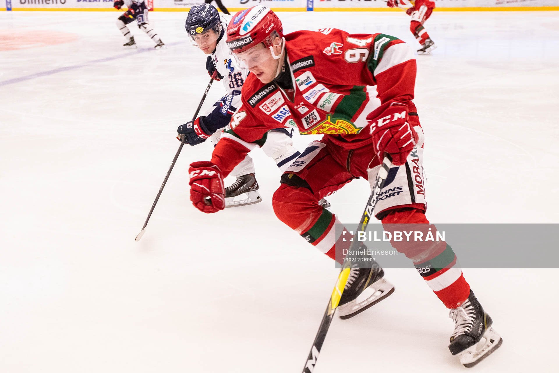 Linköpings Filip Karlsson och Moras Sebastian Hartmann