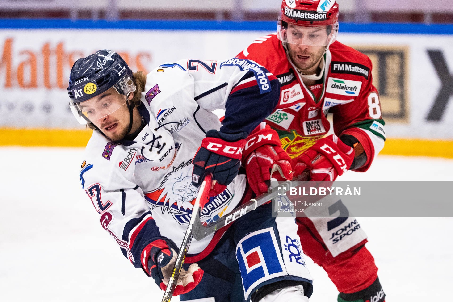 Linköpings Adam Brodecki och Moras Spencer Abbott