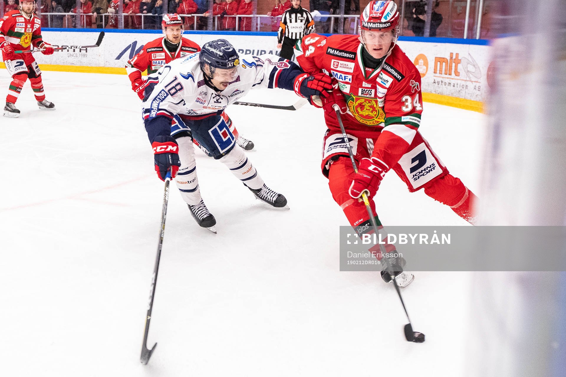 Linköpings James Wright och Moras Adam Edström