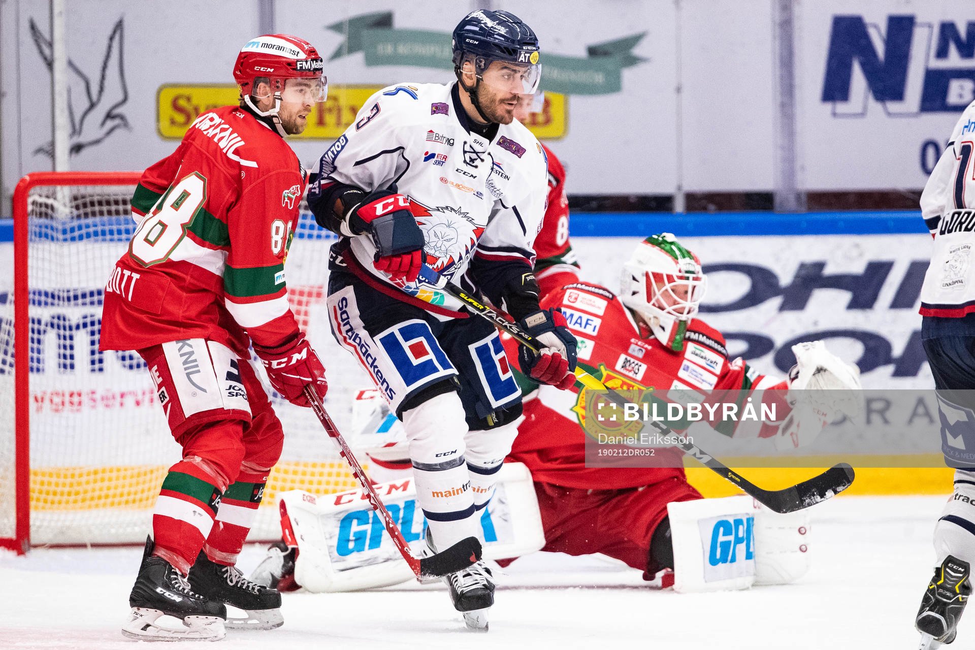 Moras Spencer Abbott och Linköpings Almen Bibic och Moras