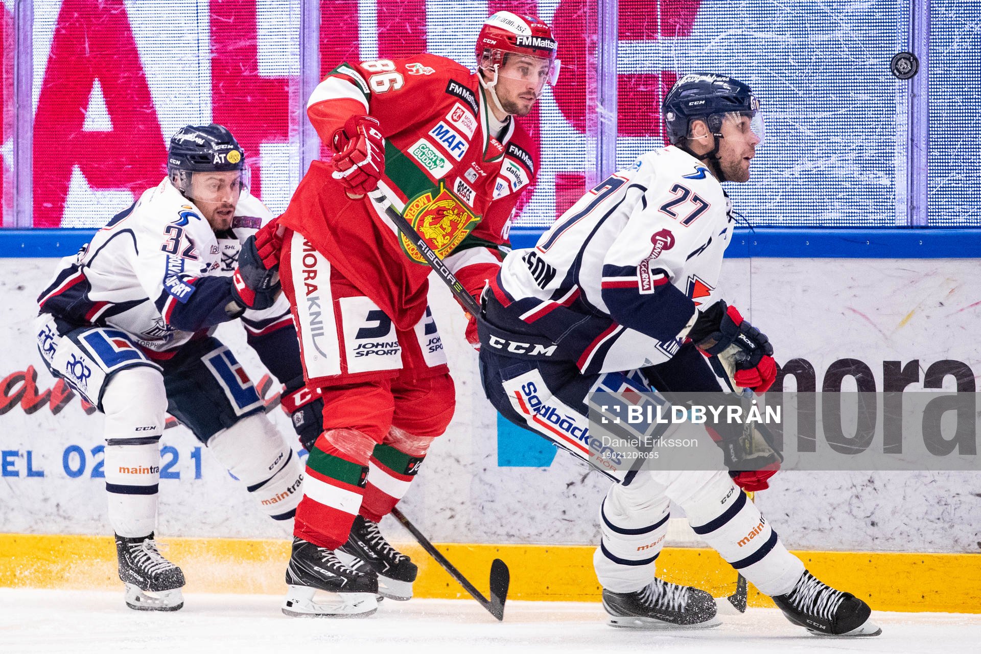Linköpings Lukas Bengtsson och Moras Mathias Bromé och