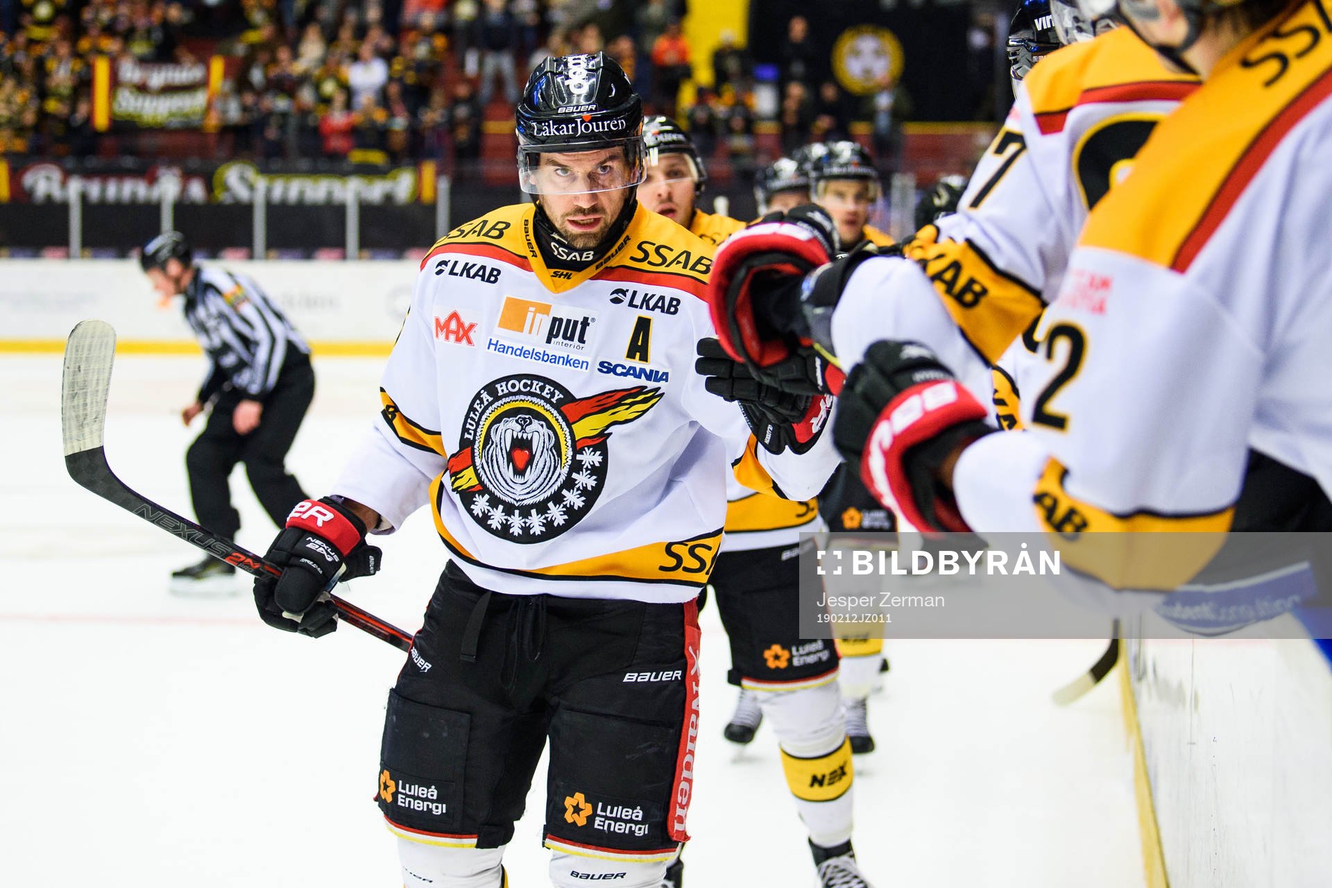 Luleås Niklas Olausson jublar