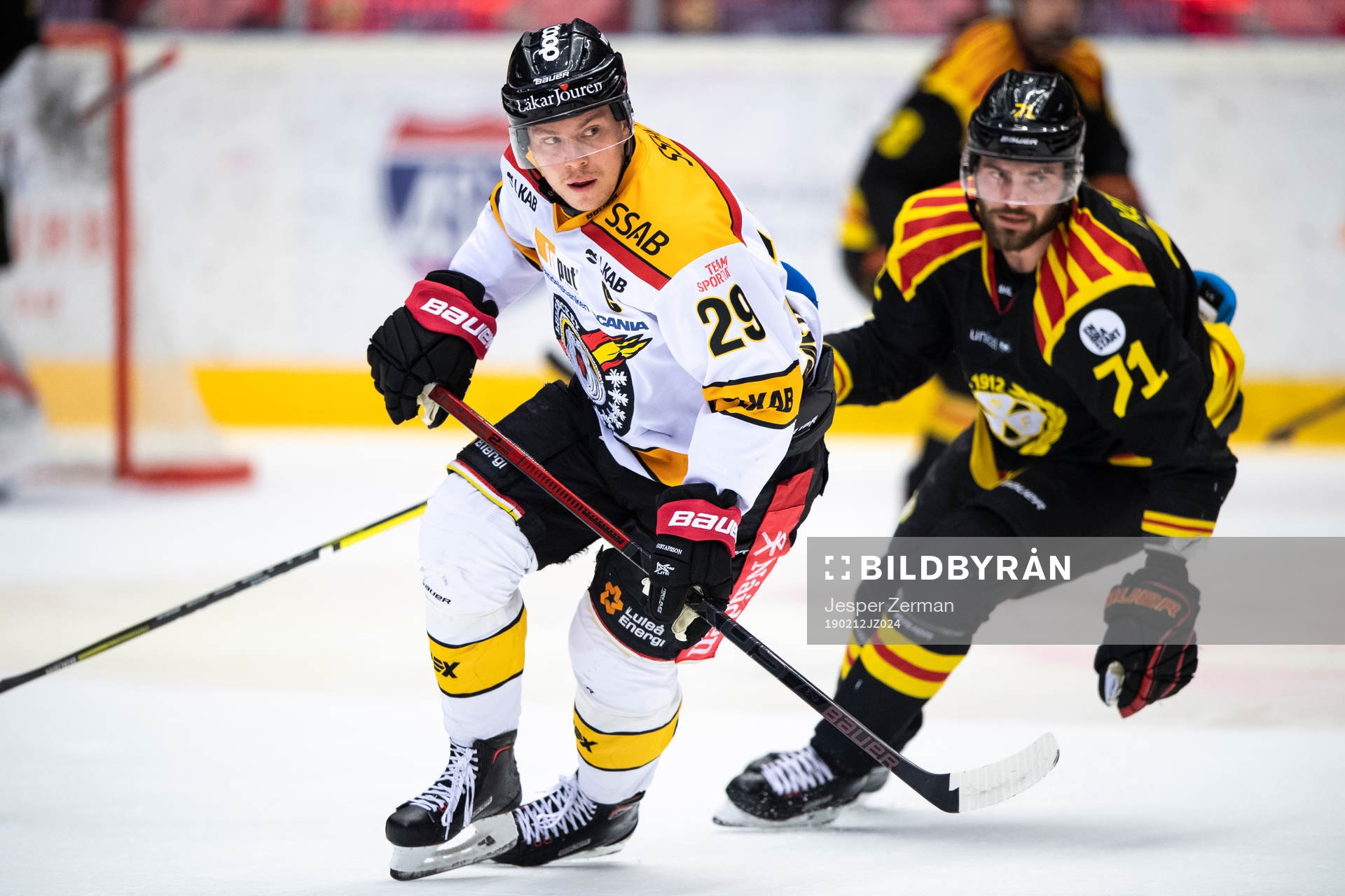 Luleås Erik Gustafsson och Brynäs Robert Kousal
