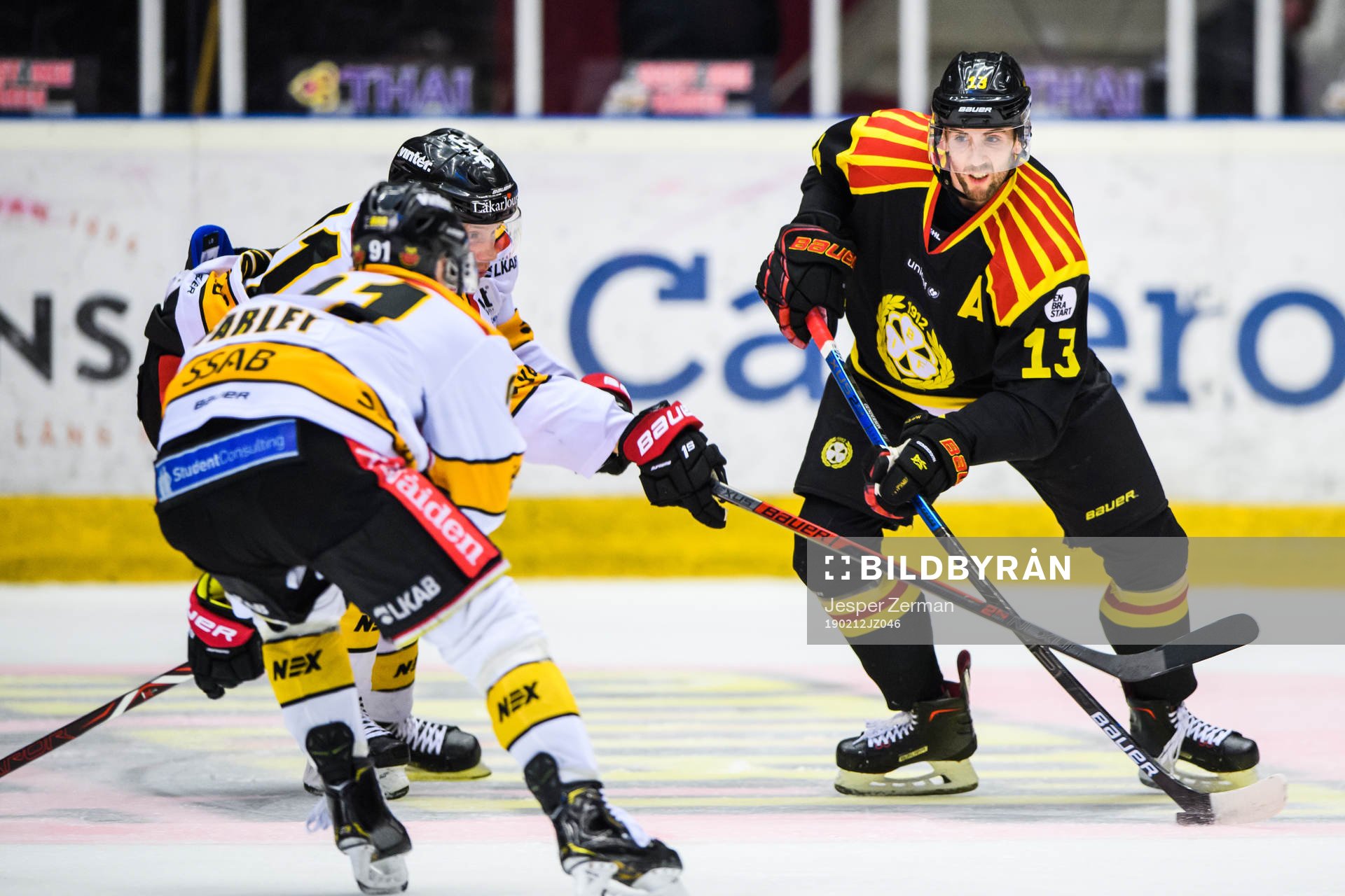 Brynäs Ryan Gunderson och Luleås Petter Emanuelsson