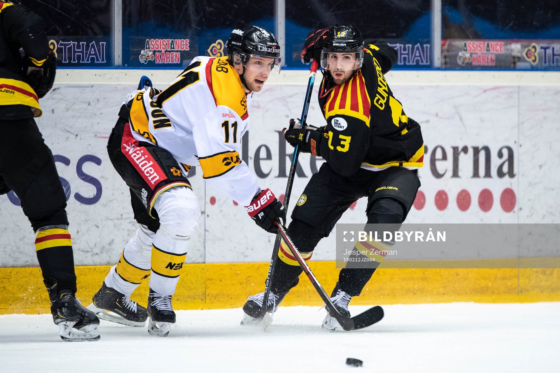 Luleås Carl Mattsson och Brynäs Ryan Gunderson