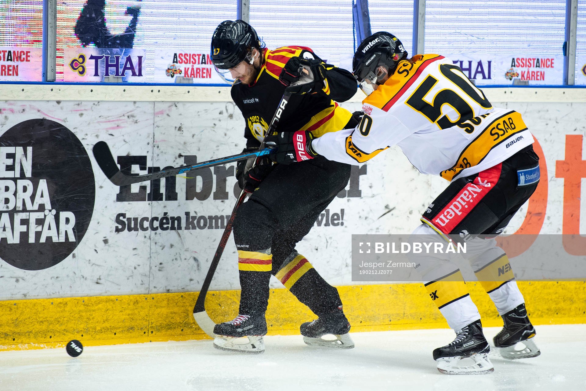 Brynäs Alexander Bjurström och Luleås Daniel Sondell