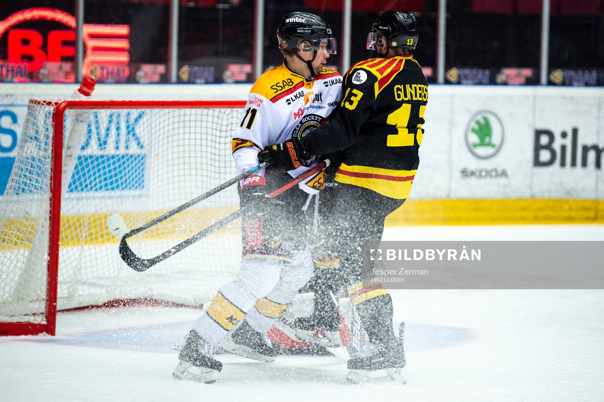 Luleås Petter Emanuelsson och Brynäs Ryan Gunderson