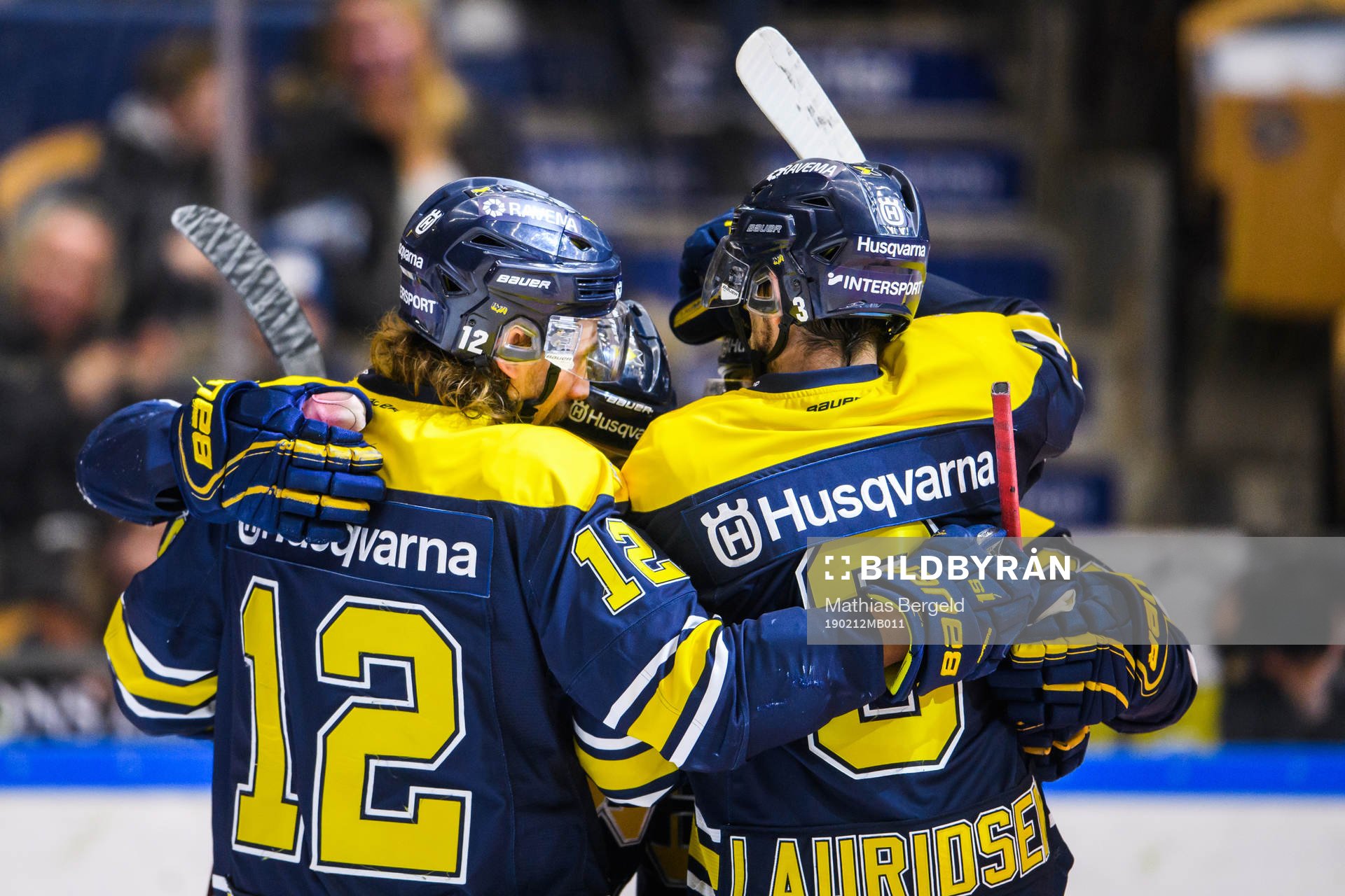 s Andreas Thuresson och Markus Lauridsen jublar med Markus