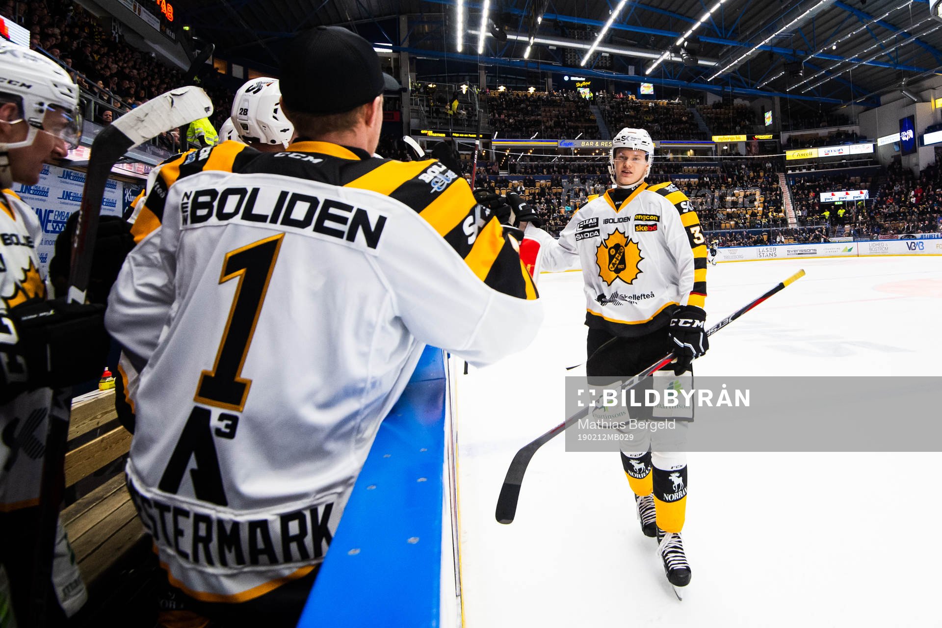 Skellefteås Albin Eriksson jublar