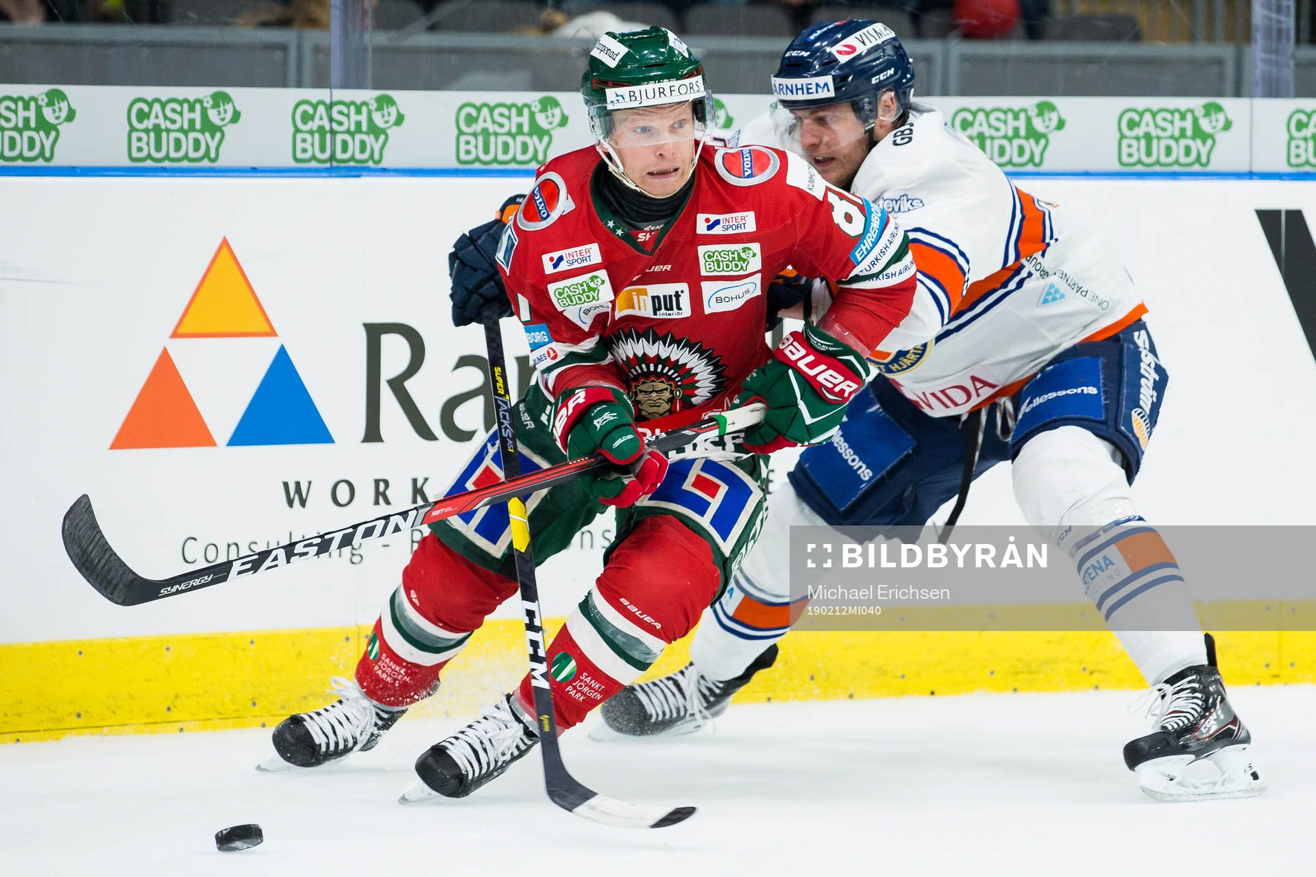 Frölundas Ryan Lasch och Växjös Oliver Bohm