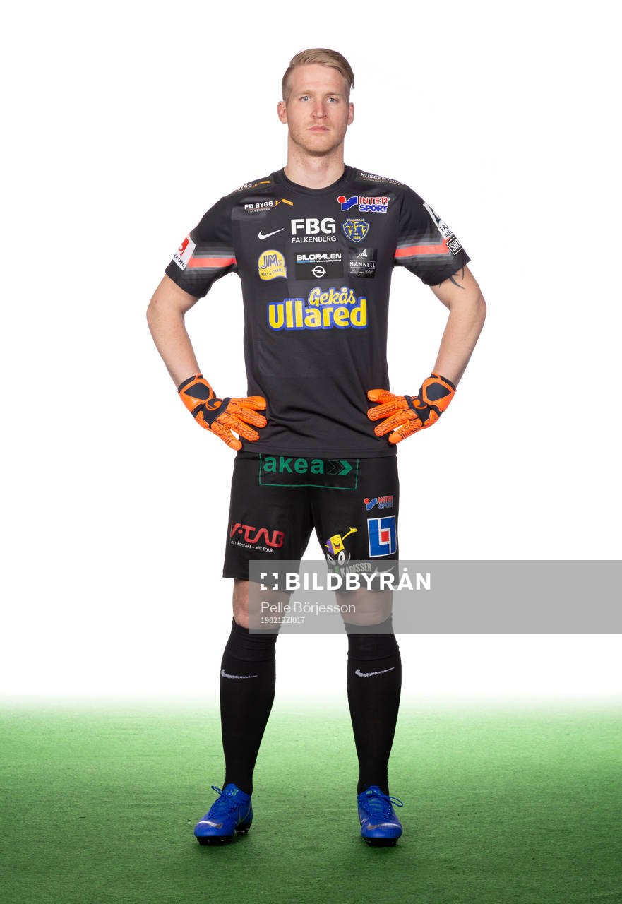 Falkenbergs målvakt Hampus Nilsson