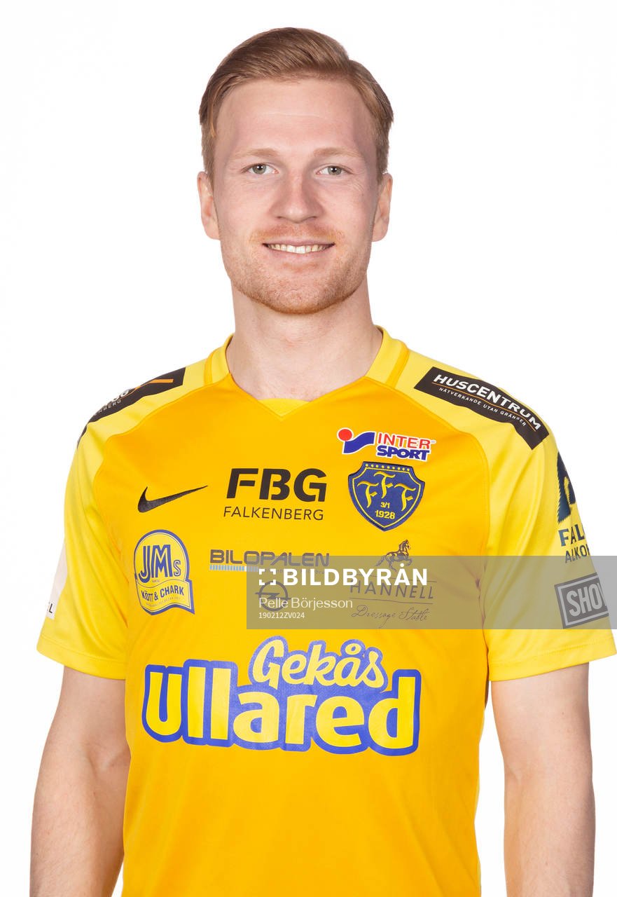 Falkenbergs Johan Lassagård poserar för ett porträtt den 12 februari 2019 i Falkenberg.