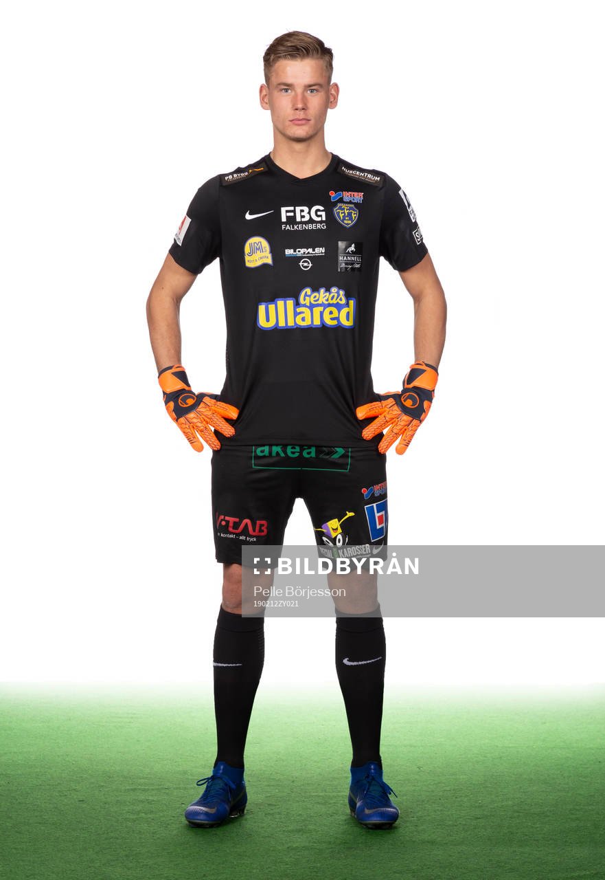 Falkenbergs målvakt Johan Brattberg