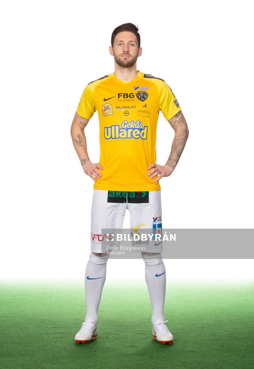 Falkenbergs Tibor Brink Joza poserar för ett porträtt den 12 februari 2019 i Falkenberg.