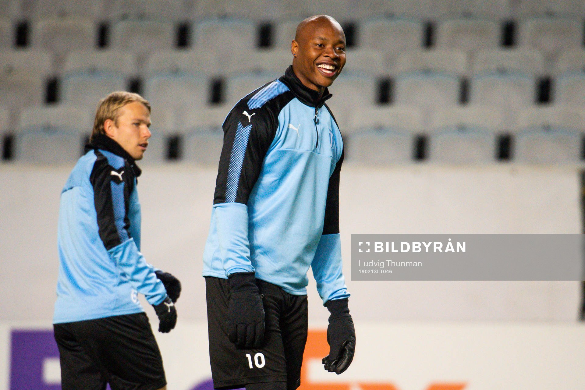 Oscar Lewicki and Carlos Strandberg of Malmö FF