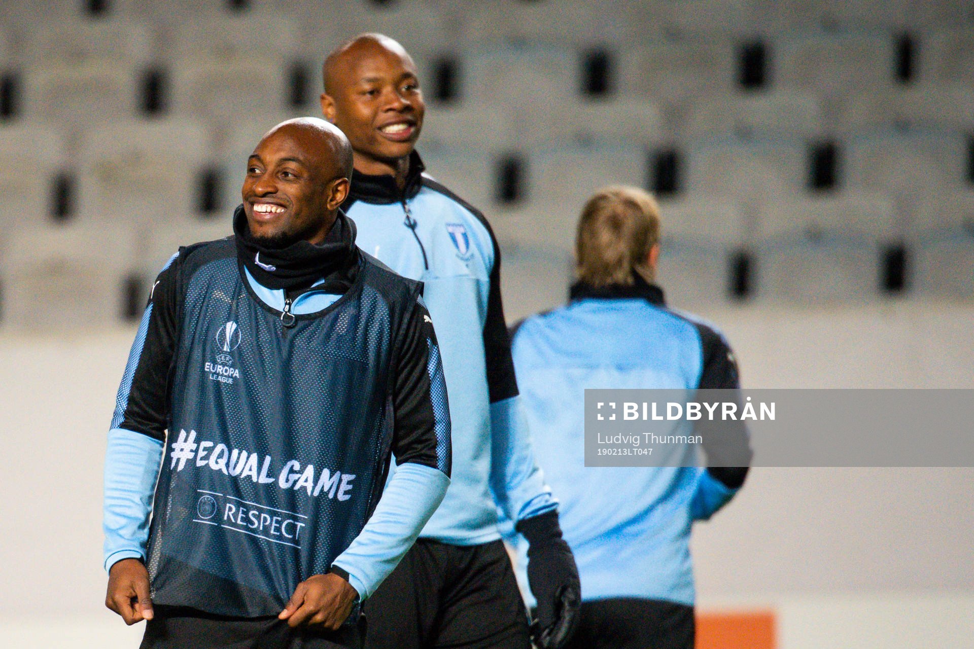 Fouad Bachirou and Carlos Strandberg of Malmö FF