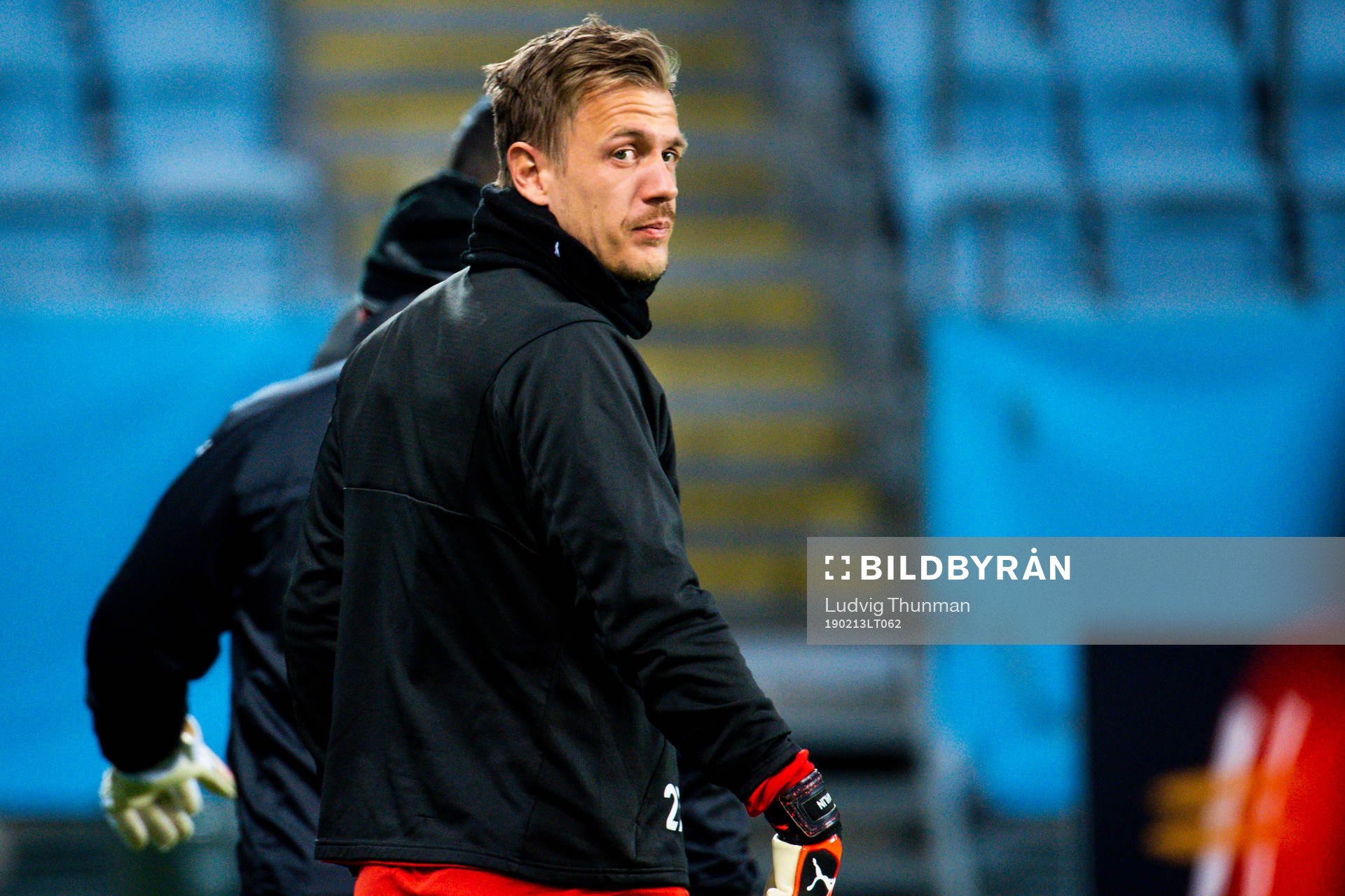 Goalkeeper Johan Dahlin of Malmö FF