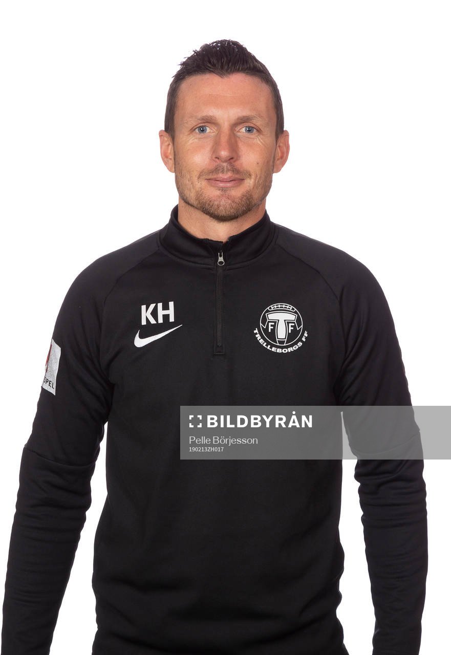 Trelleborgs assisterande Tränare Kristian Haynes poserar för ett porträtt den 13 februari 2019 i Trelleborg.