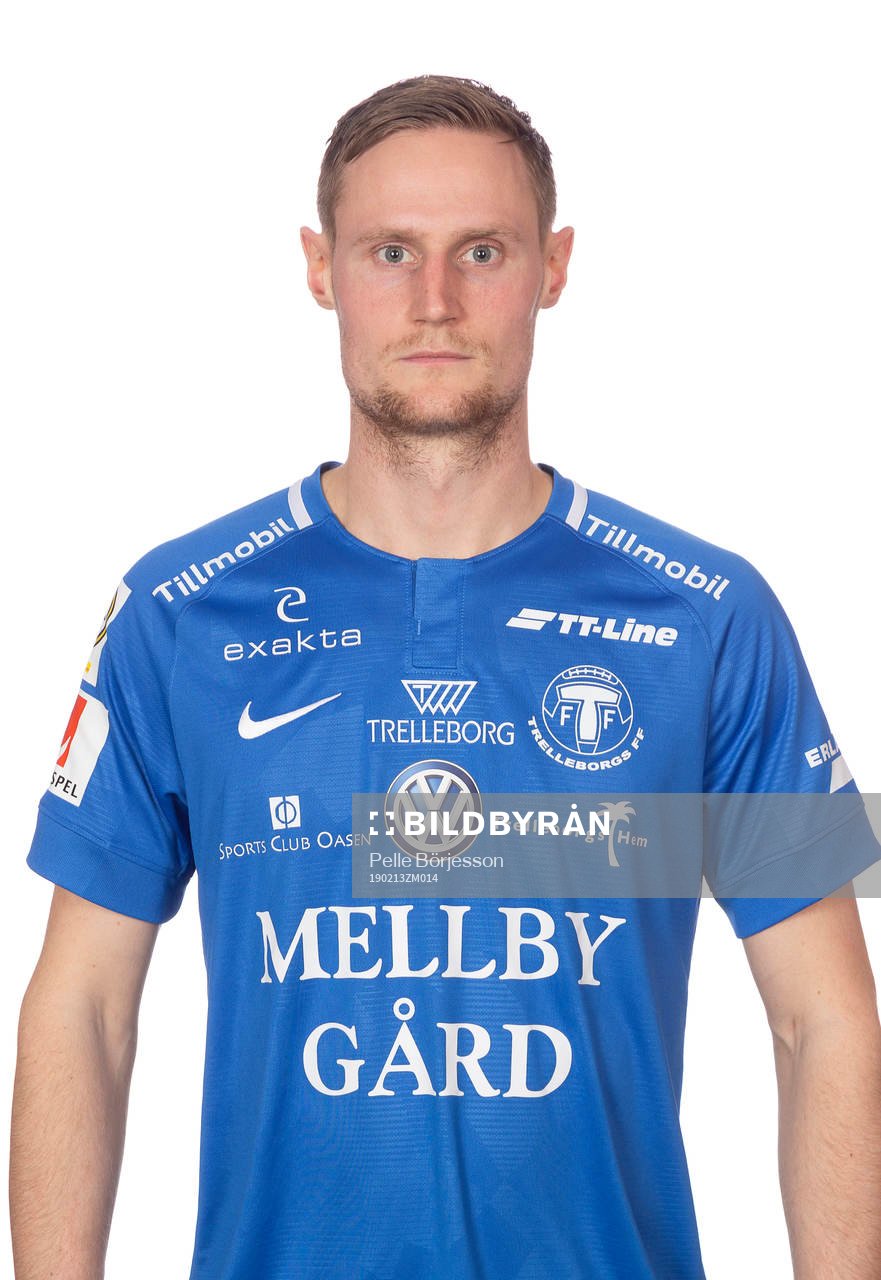 Trelleborgs Anton Tideman poserar för ett porträtt den 13 februari 2019 i Trelleborg.