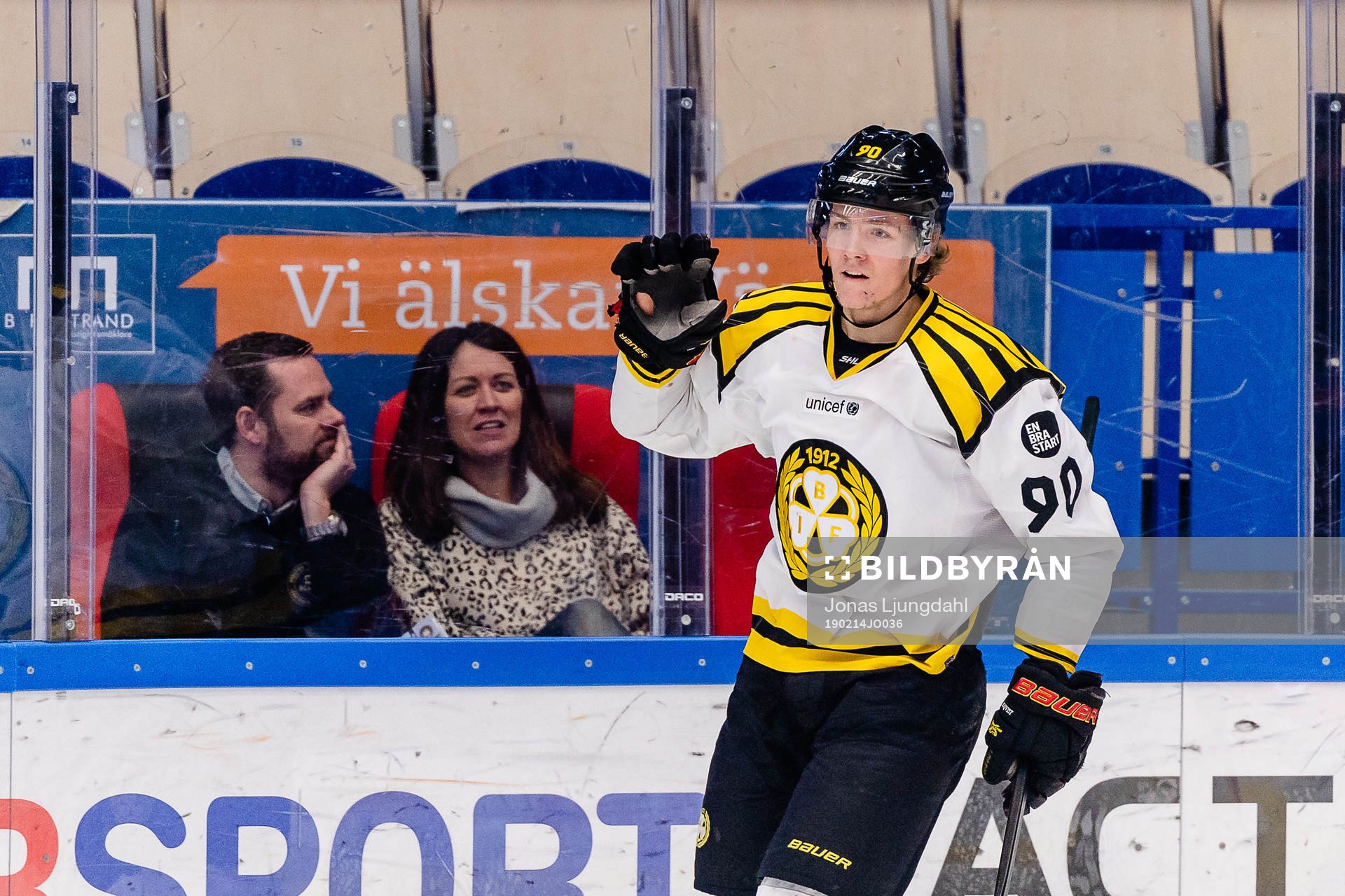 Brynäs Jesper Boqvist jublar