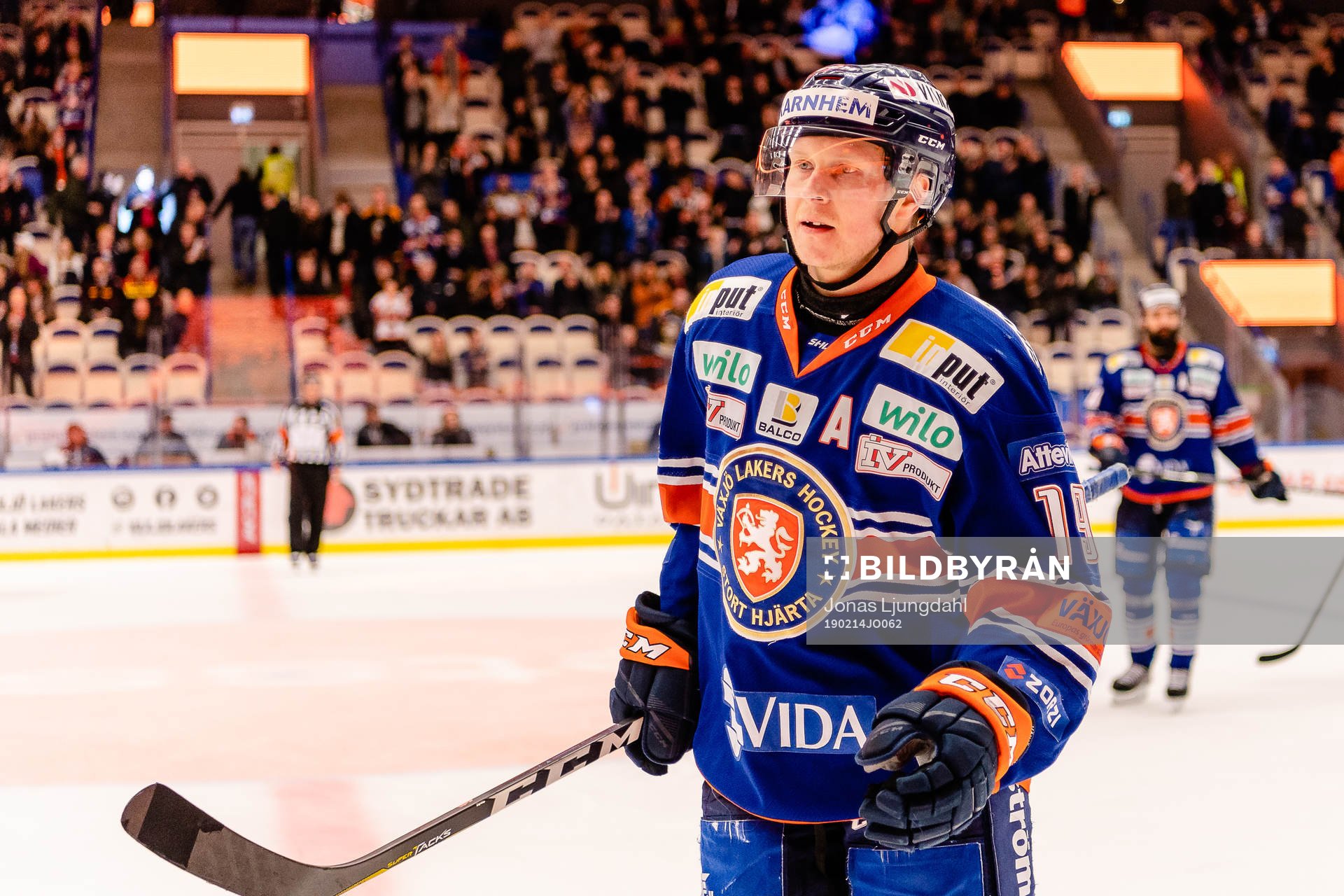 Växjös Tuomas Kiiskinen jublar
