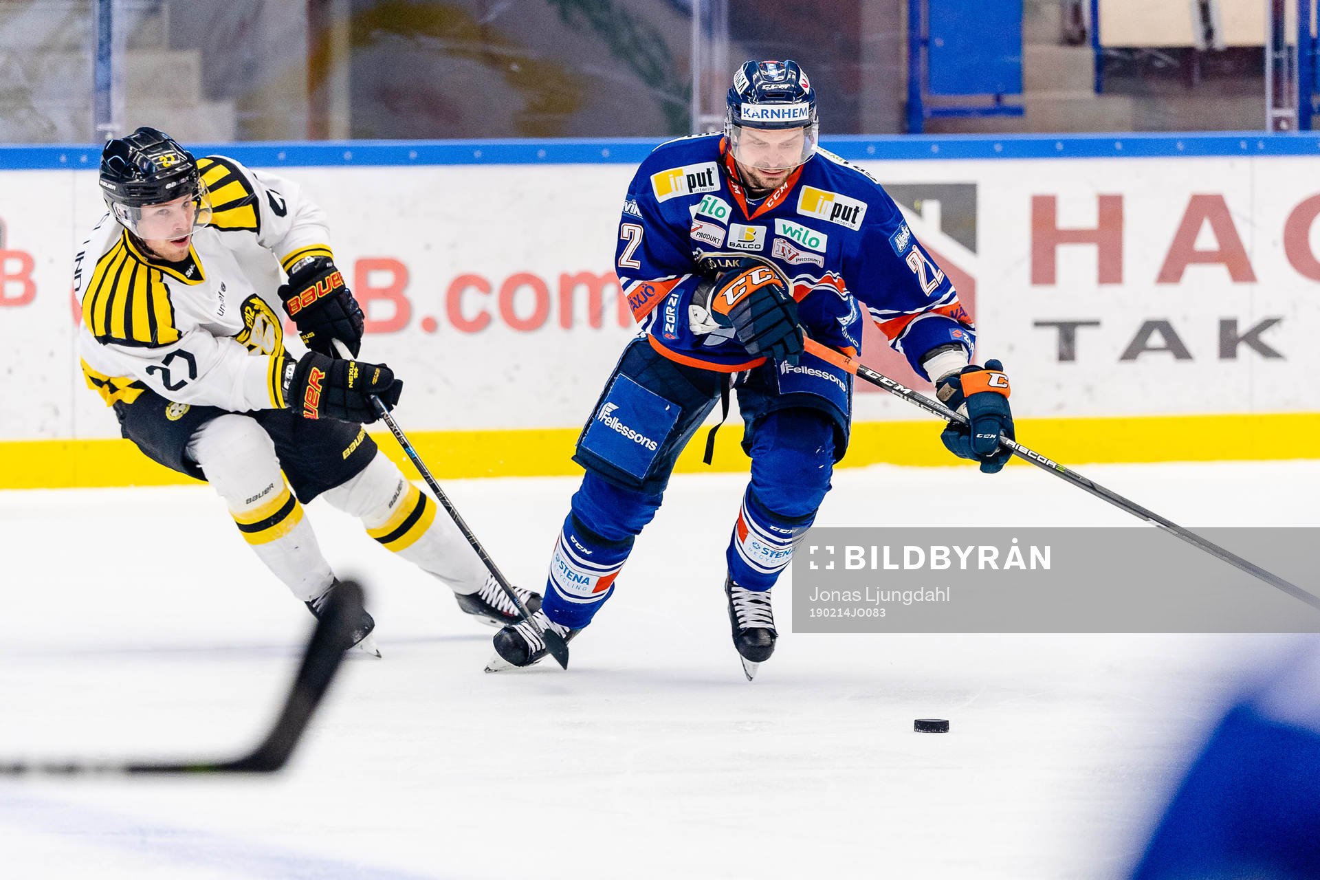Växjös Janne Pesonen och Brynäs Emil Forslund