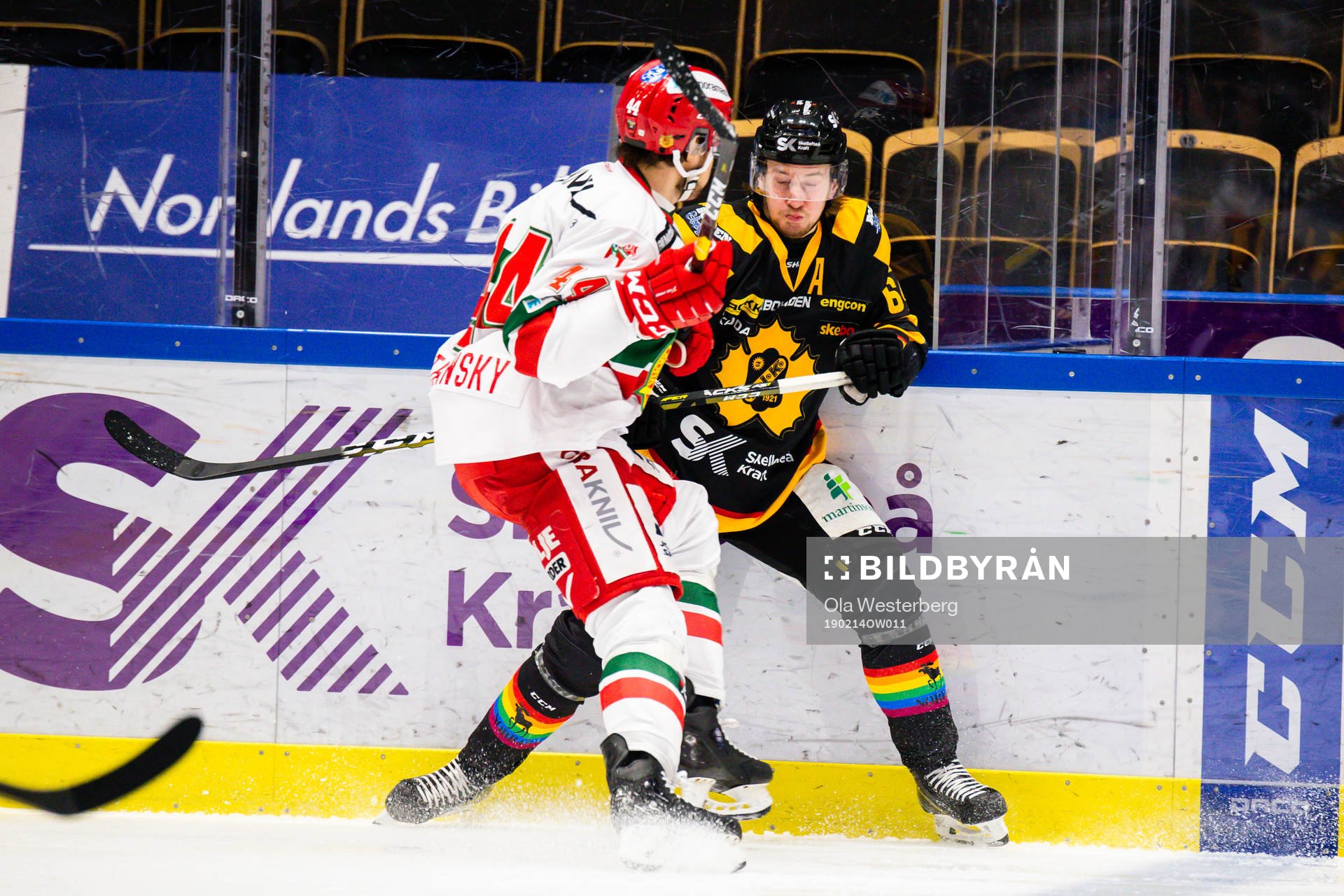 Moras Matej Stransky och Skellefteås Jonathan Pudas