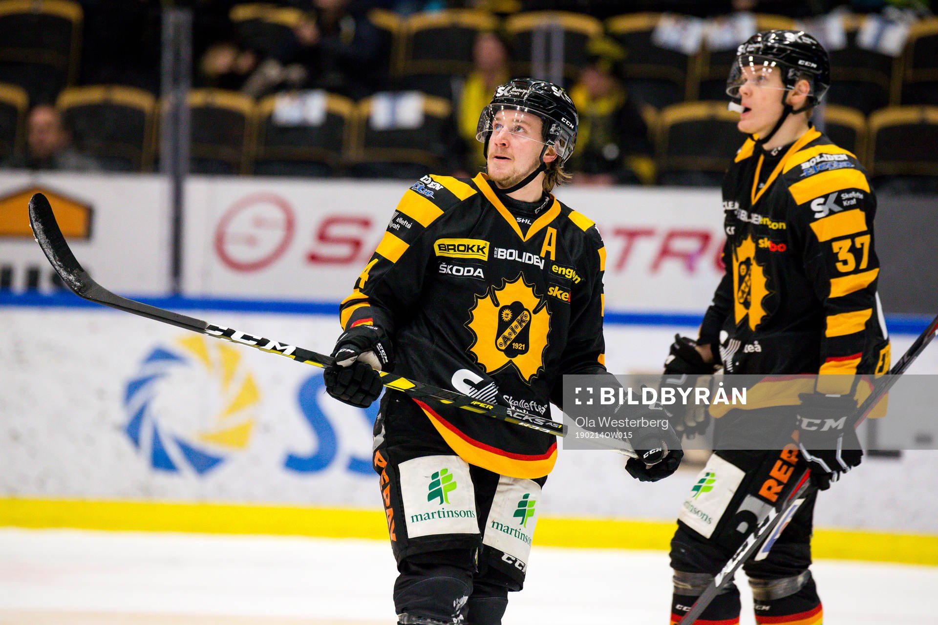Skellefteås Jonathan Pudas och Albin Eriksson