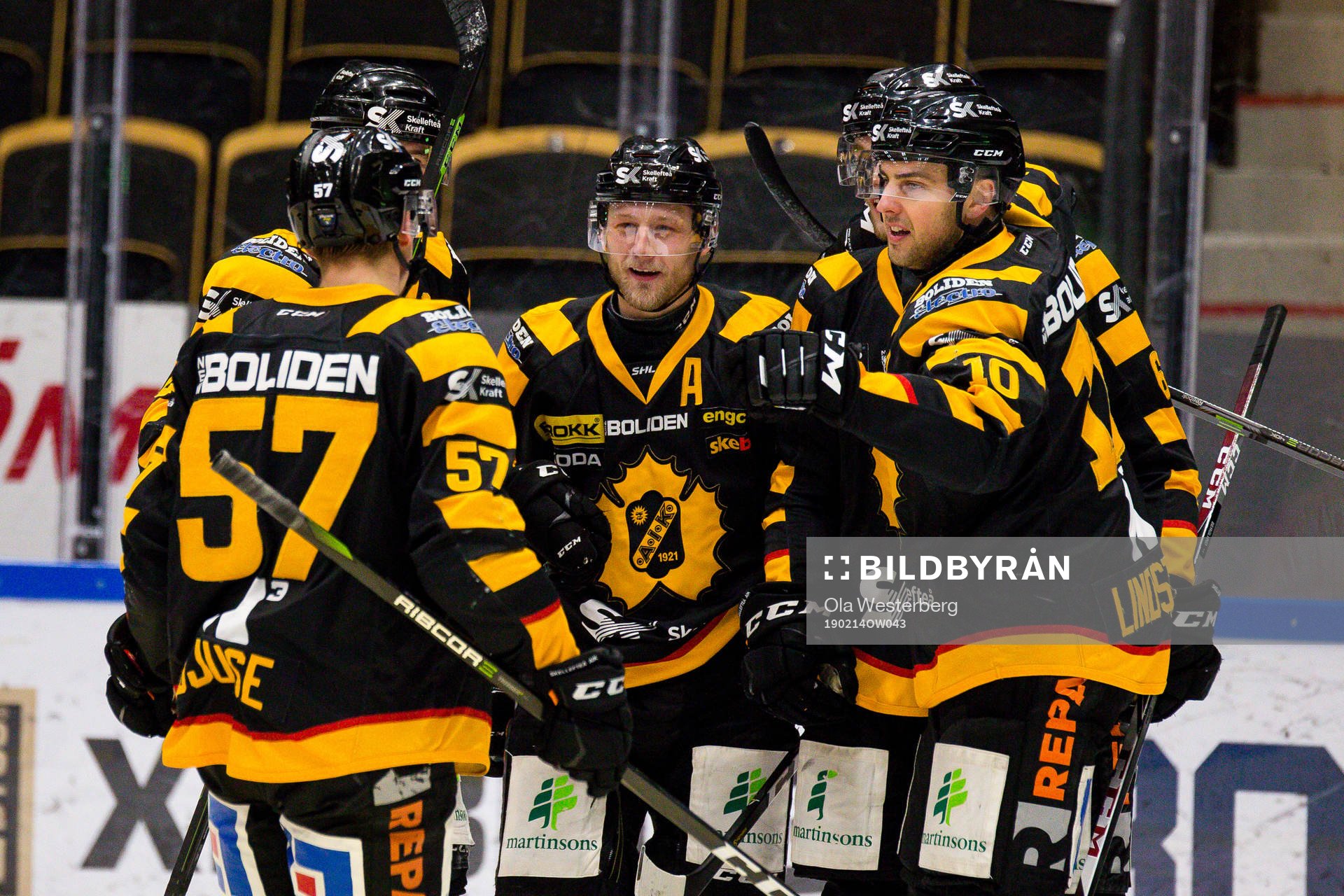 Skellefteås Oscar Möller, Emil Djuse och Joakim
