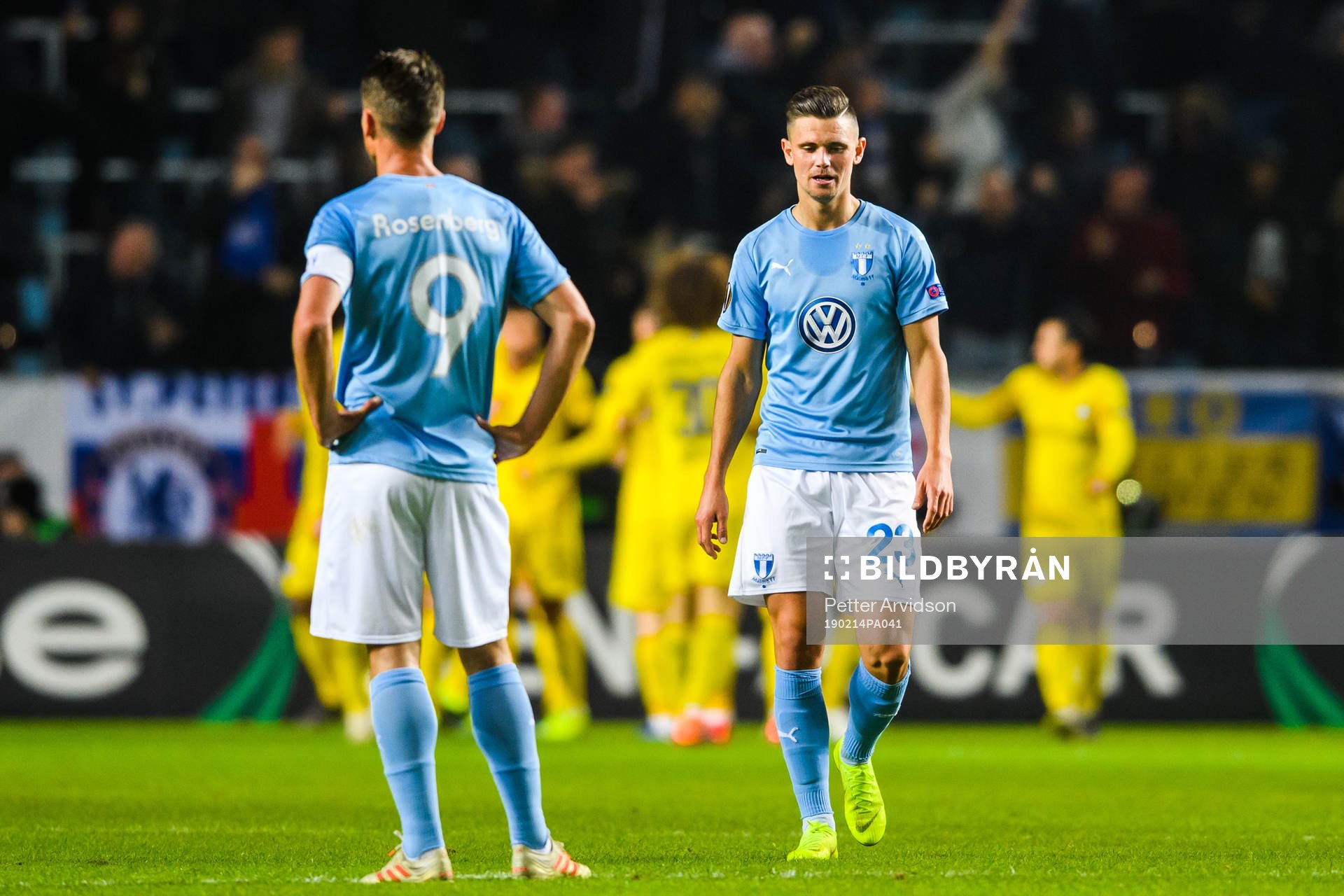 Marcus Antonsson of Malmö FF looks dejected