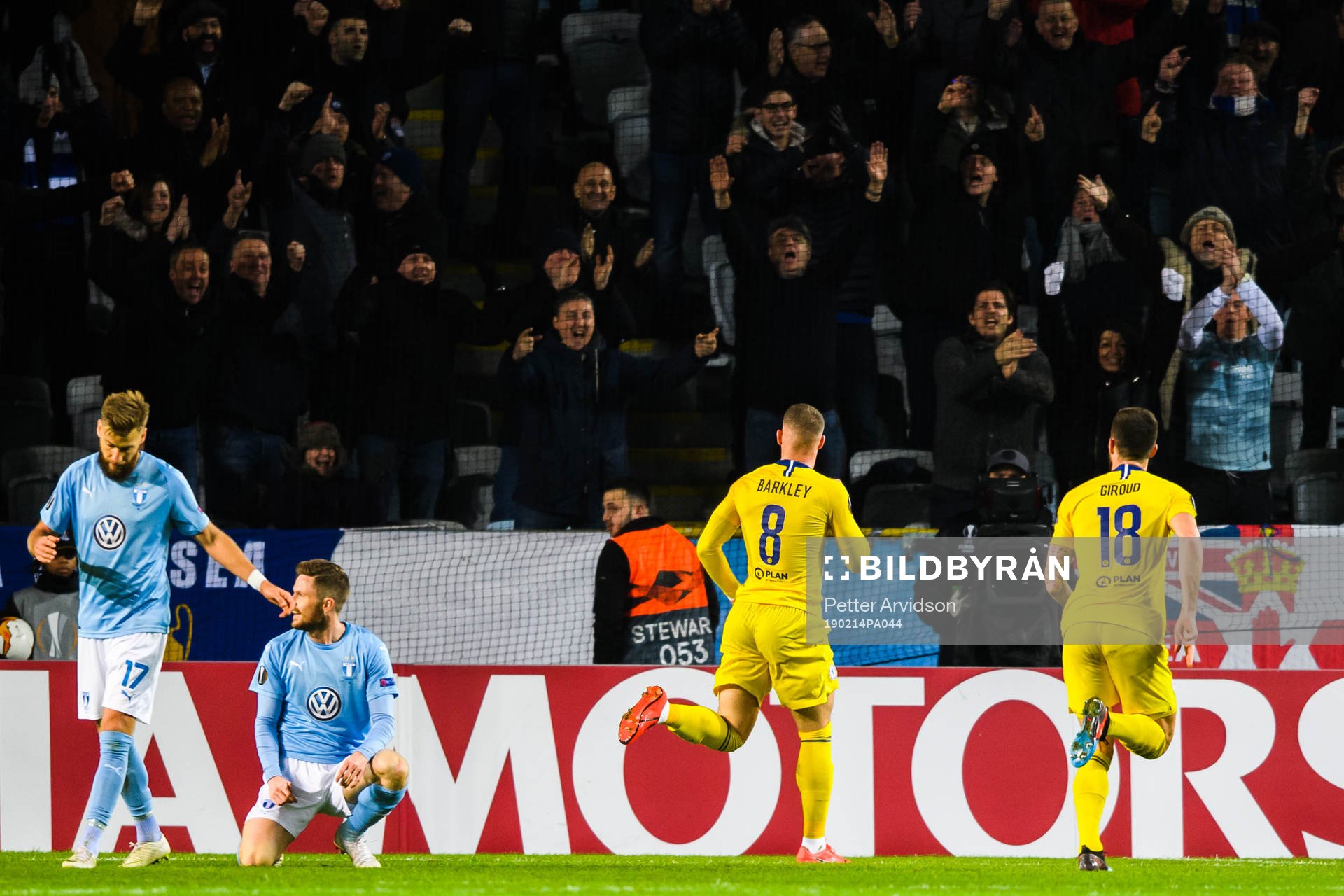 Ross Barkley of Chelsea celebrates