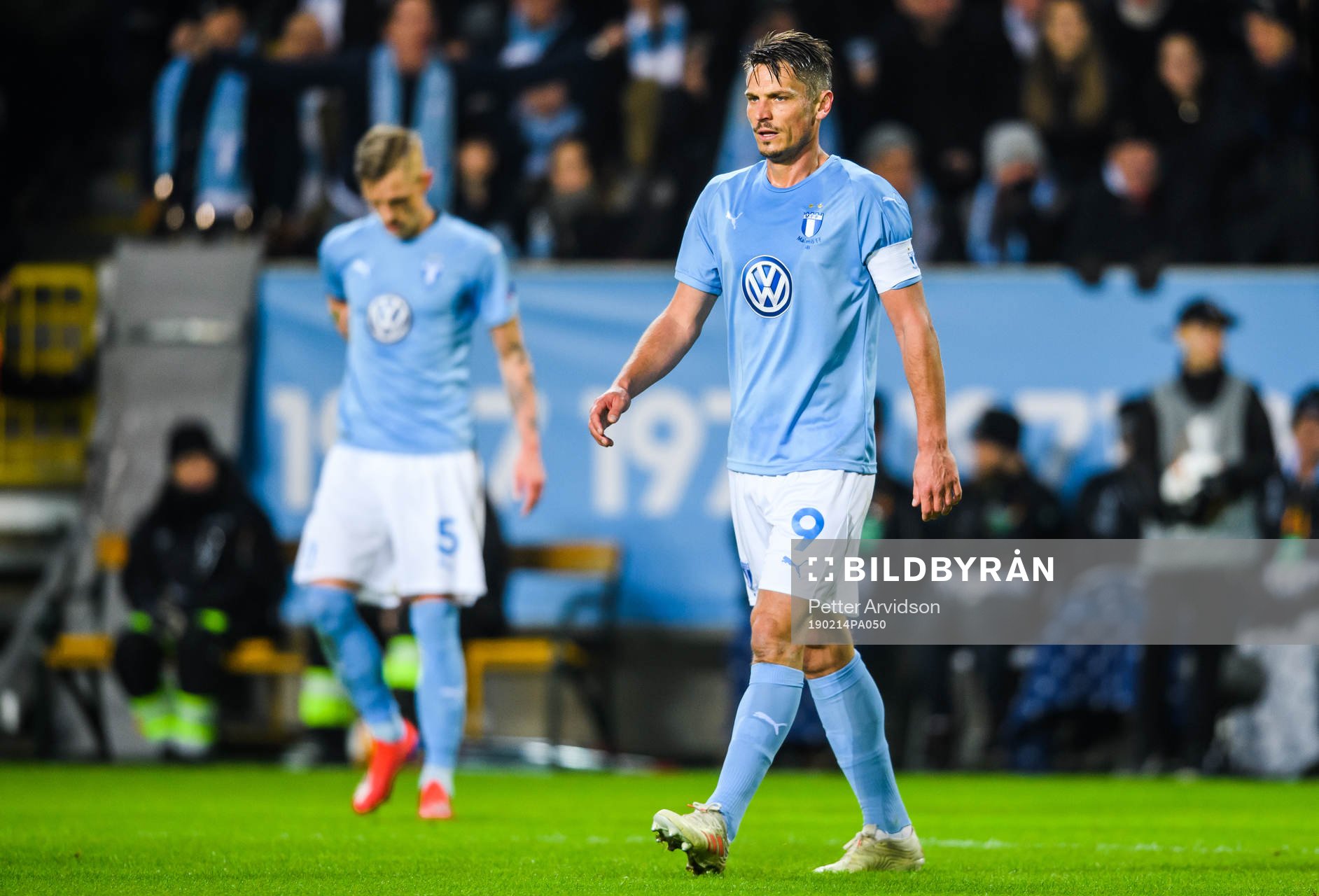 Markus Rosenberg of Malmö FF looks dejected