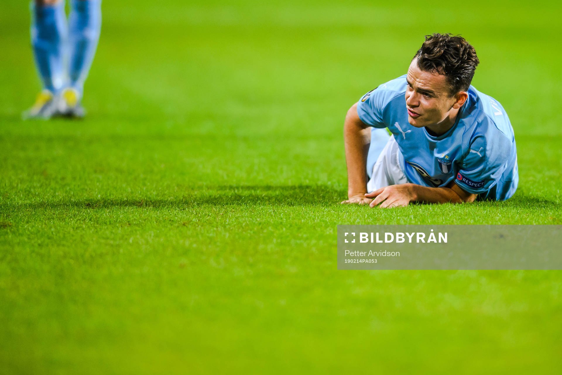 Andreas Vindheim of Malmö FF looks dejected