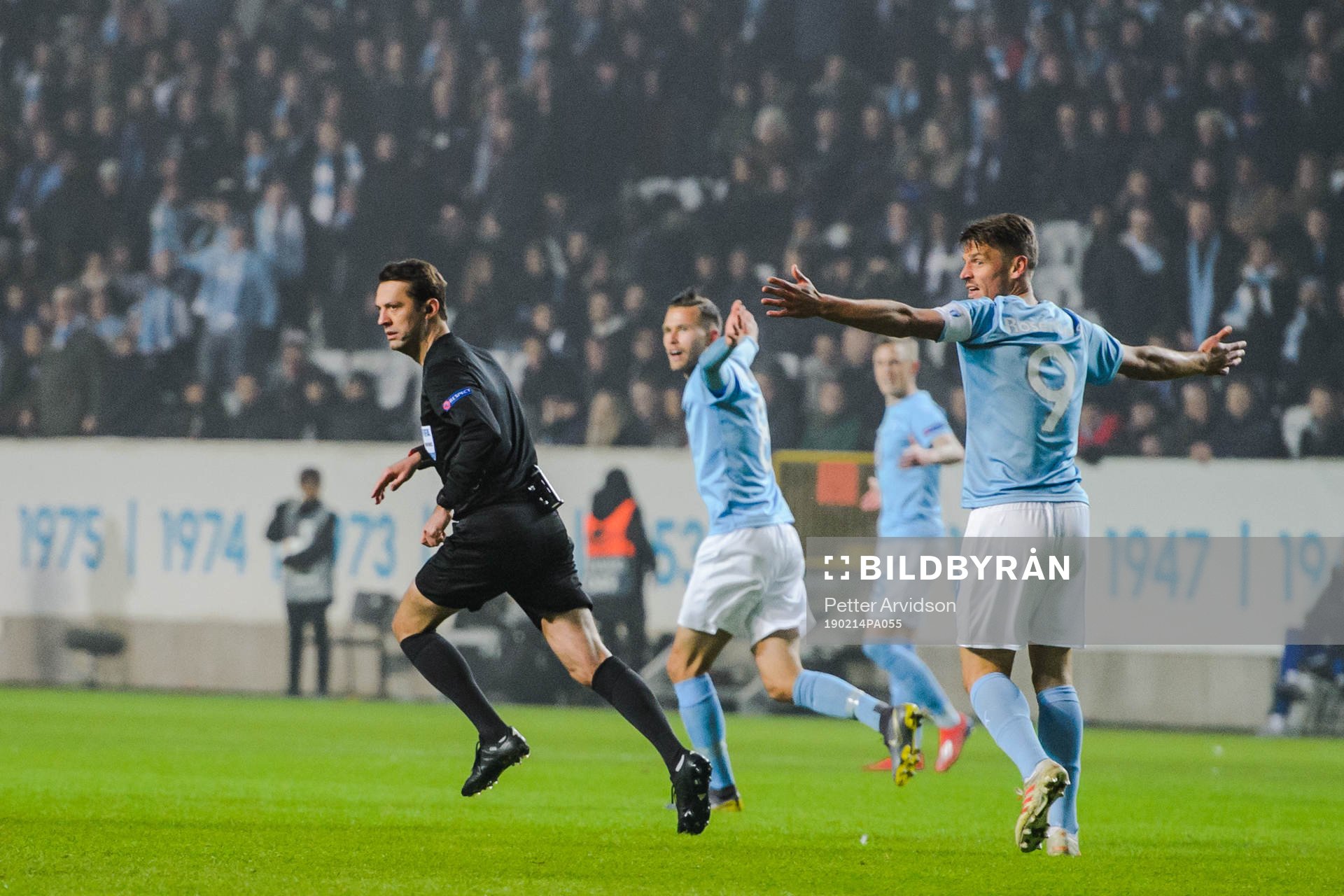 Markus Rosenberg of Malmö FF reacts